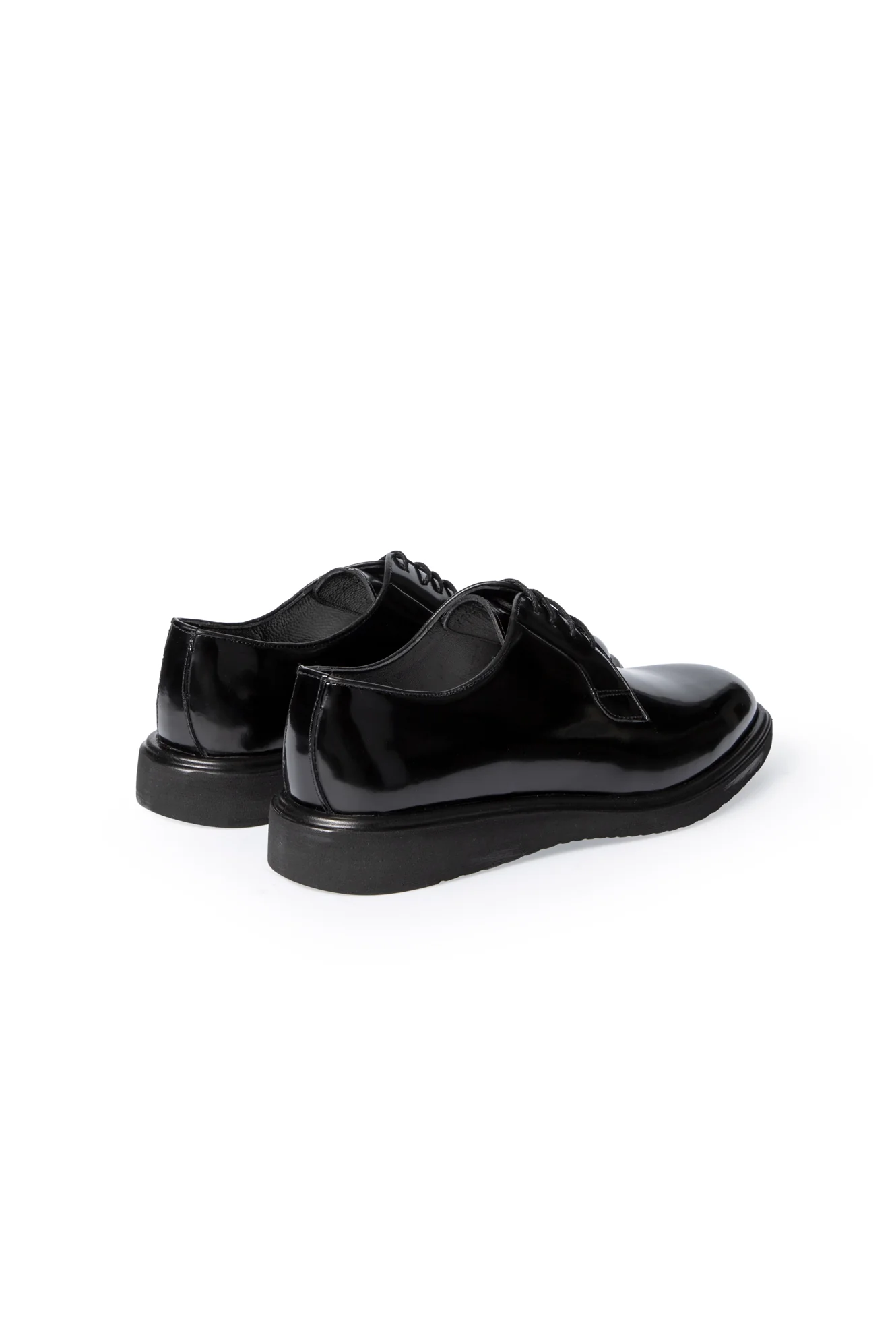 Siyah Rugan Deri Smart Casual Ayakkabı - Image 2