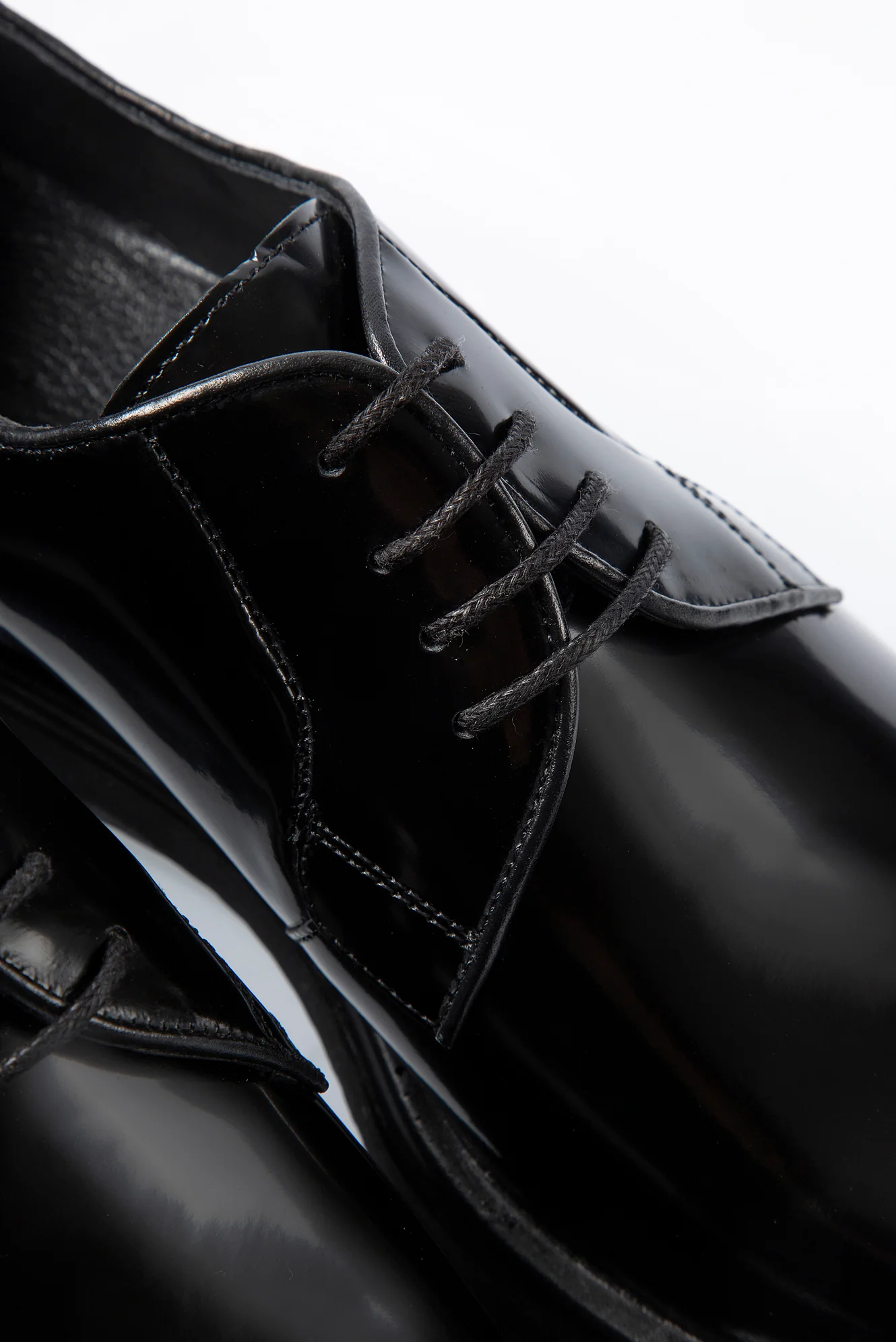 Siyah Rugan Deri Smart Casual Ayakkabı - Image 6