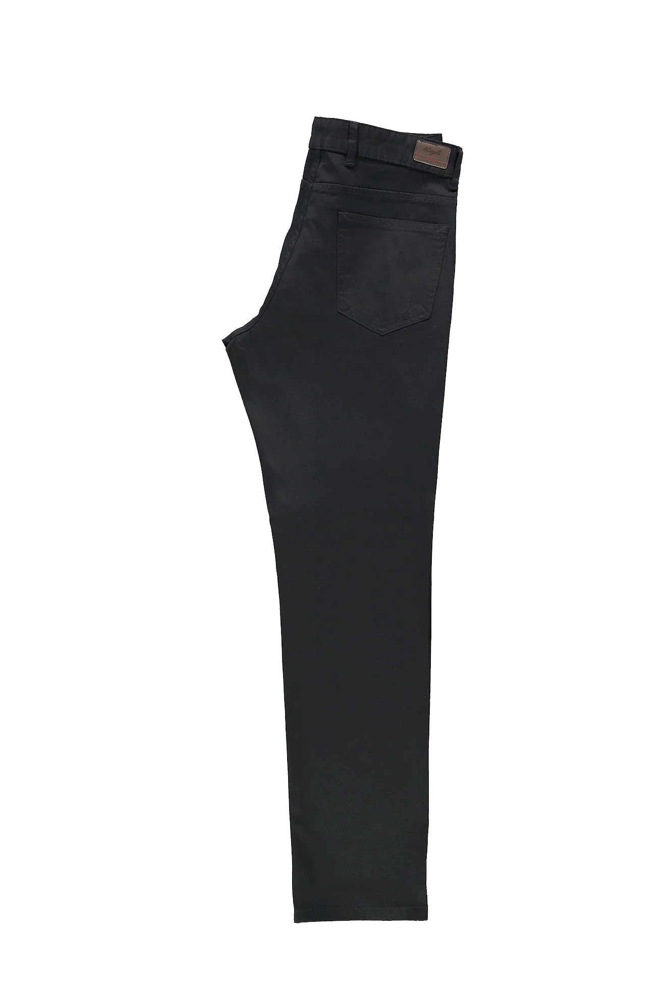 Siyah Slim Fit Dar Kesim SER Kanvas / Chino PANT Likralı - Image 2