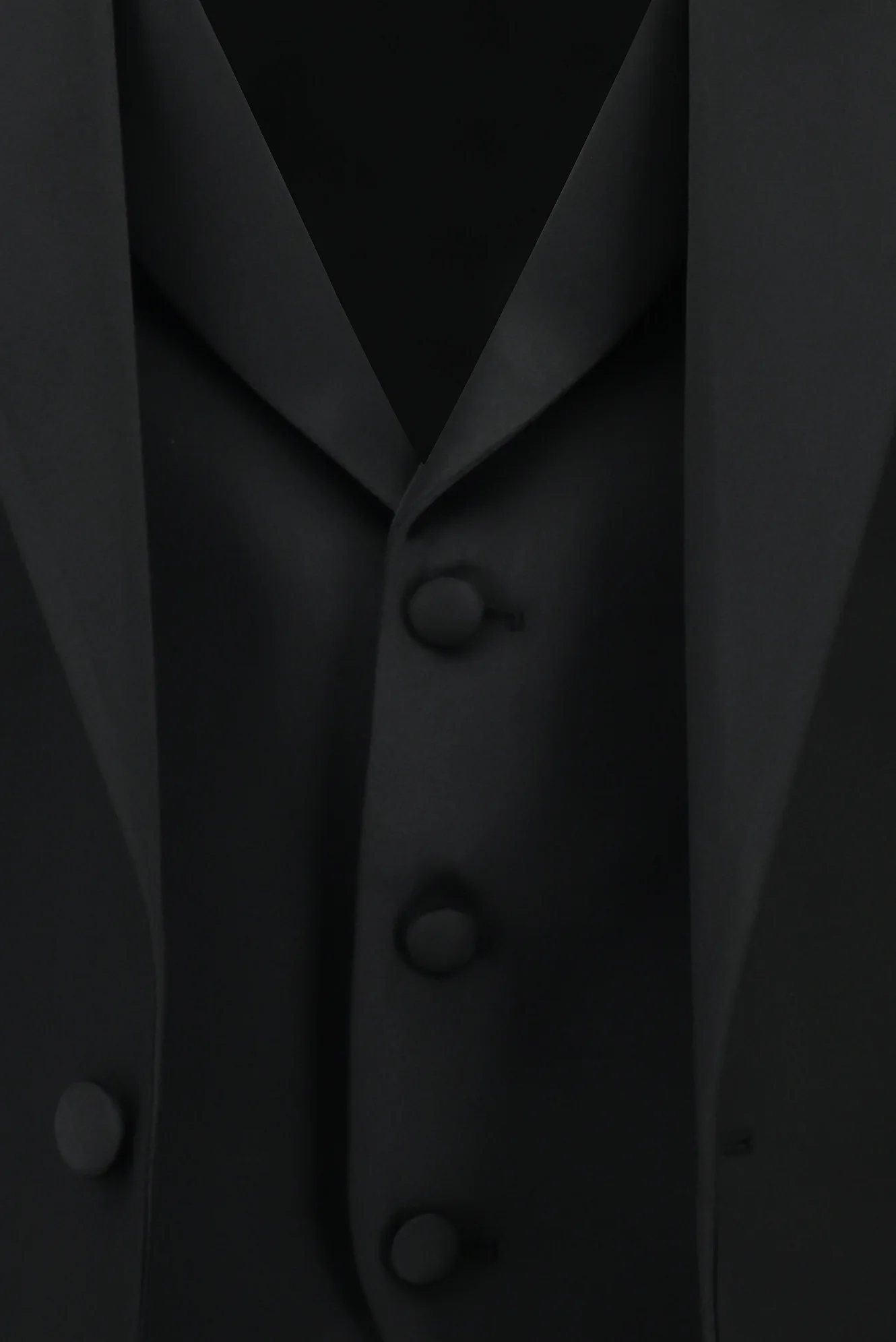 Siyah 7 Drop Slim Fit Dar Kesim Sivri Yaka Smokin & Damatlık - Image 6