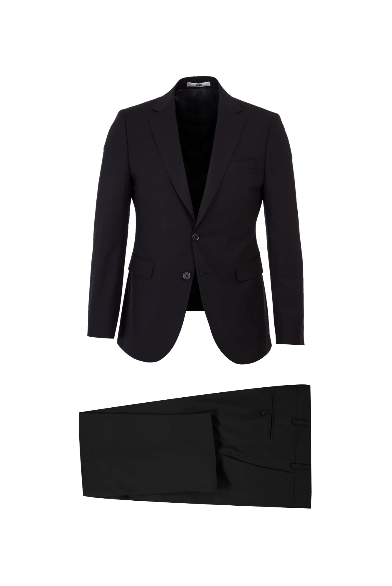 Siyah 7 Drop Slim Fit Dar Kesim Antibakteriyel Takım Elbise