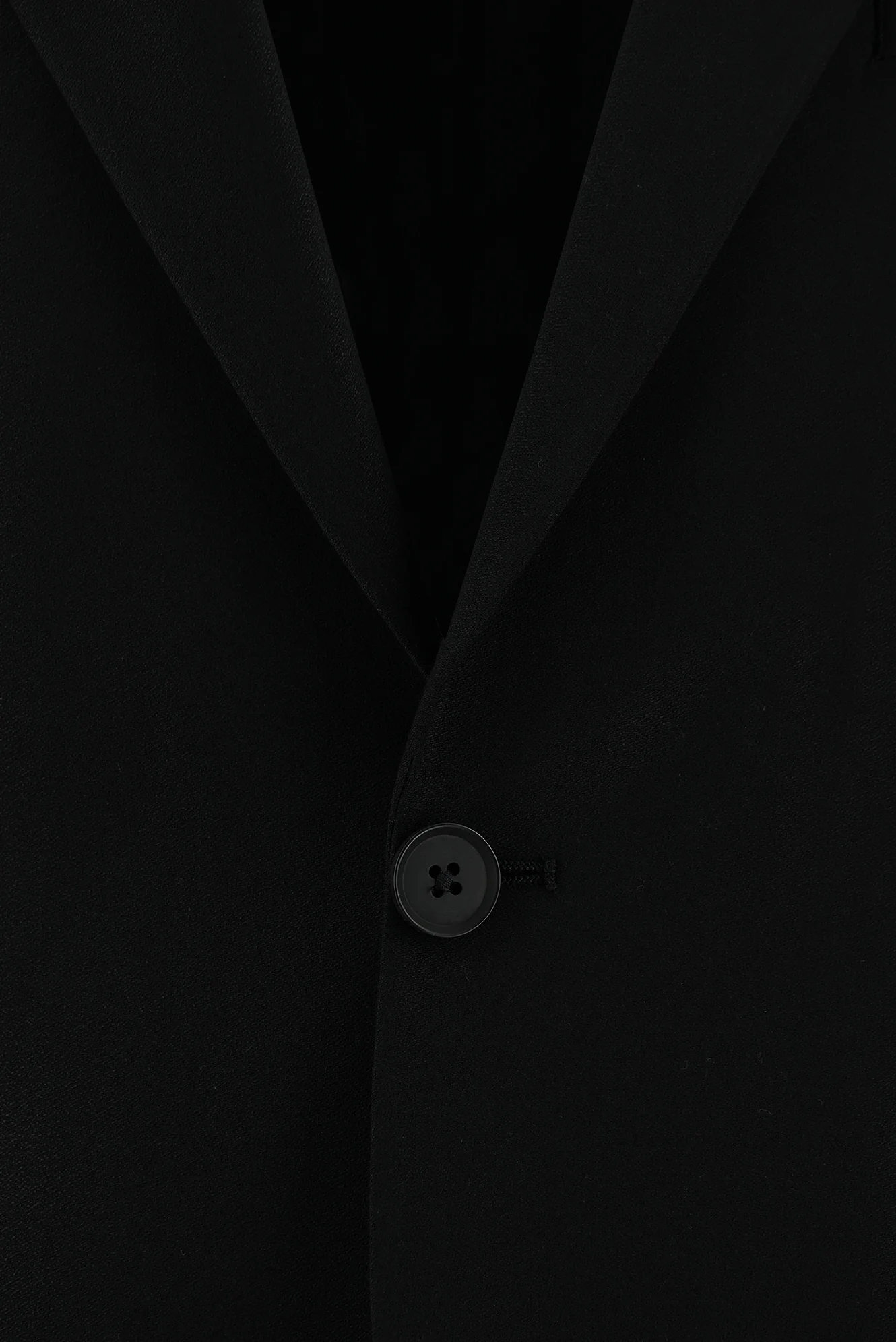 Siyah 7 Drop Slim Fit Dar Kesim Beli Lastikli İpli Takım Elbise - Image 4