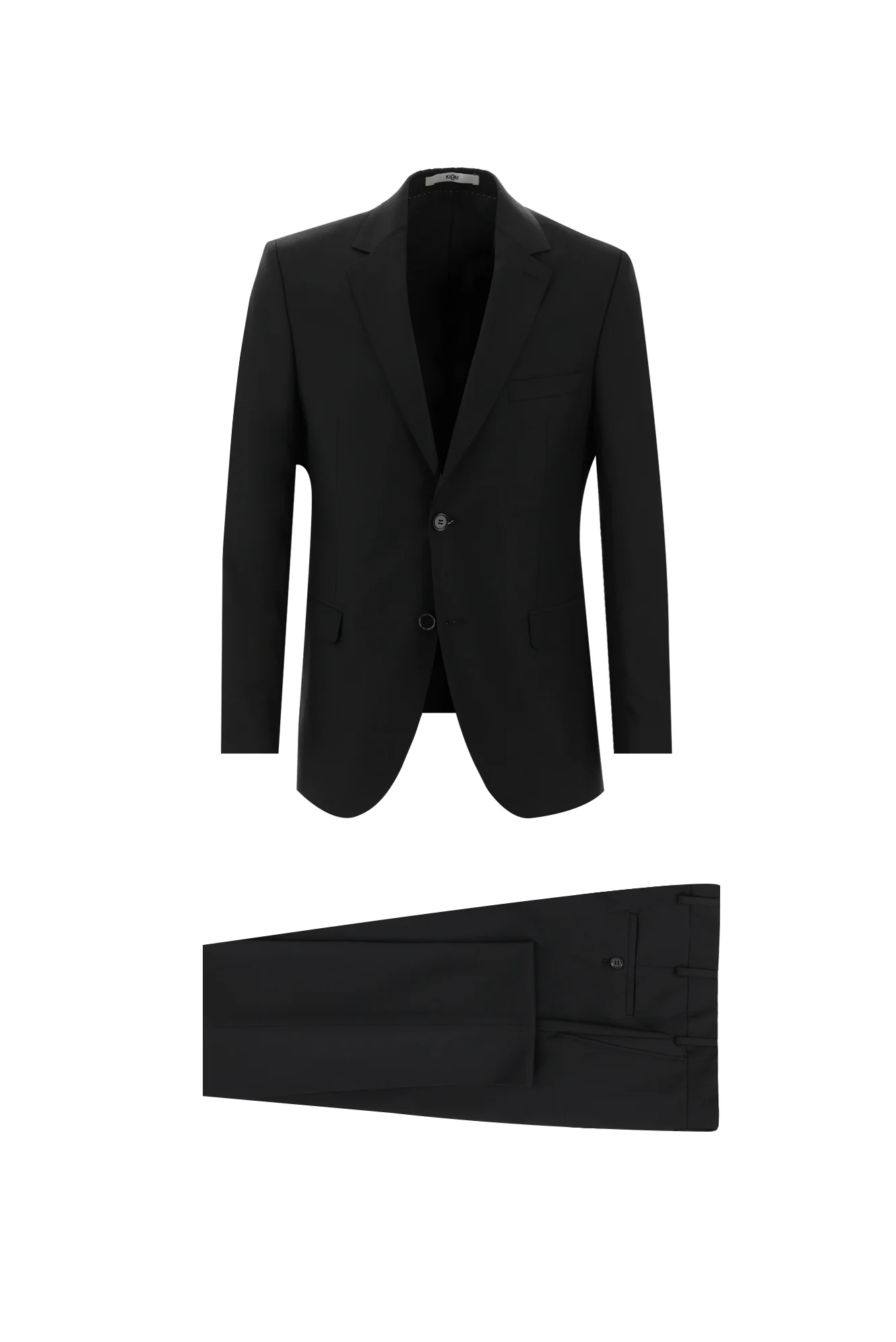 Siyah 7 Drop Slim Fit Dar Kesim Takım Elbise