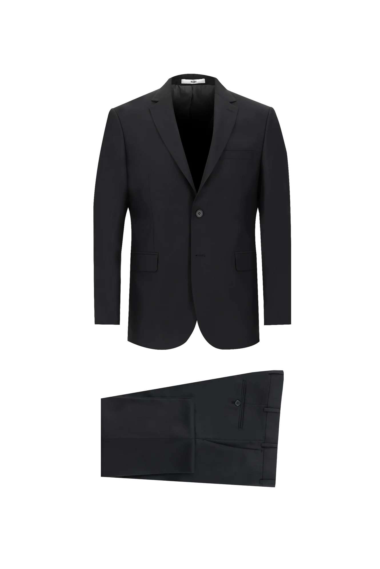 Siyah 7 Drop Slim Fit Dar Kesim Takım Elbise