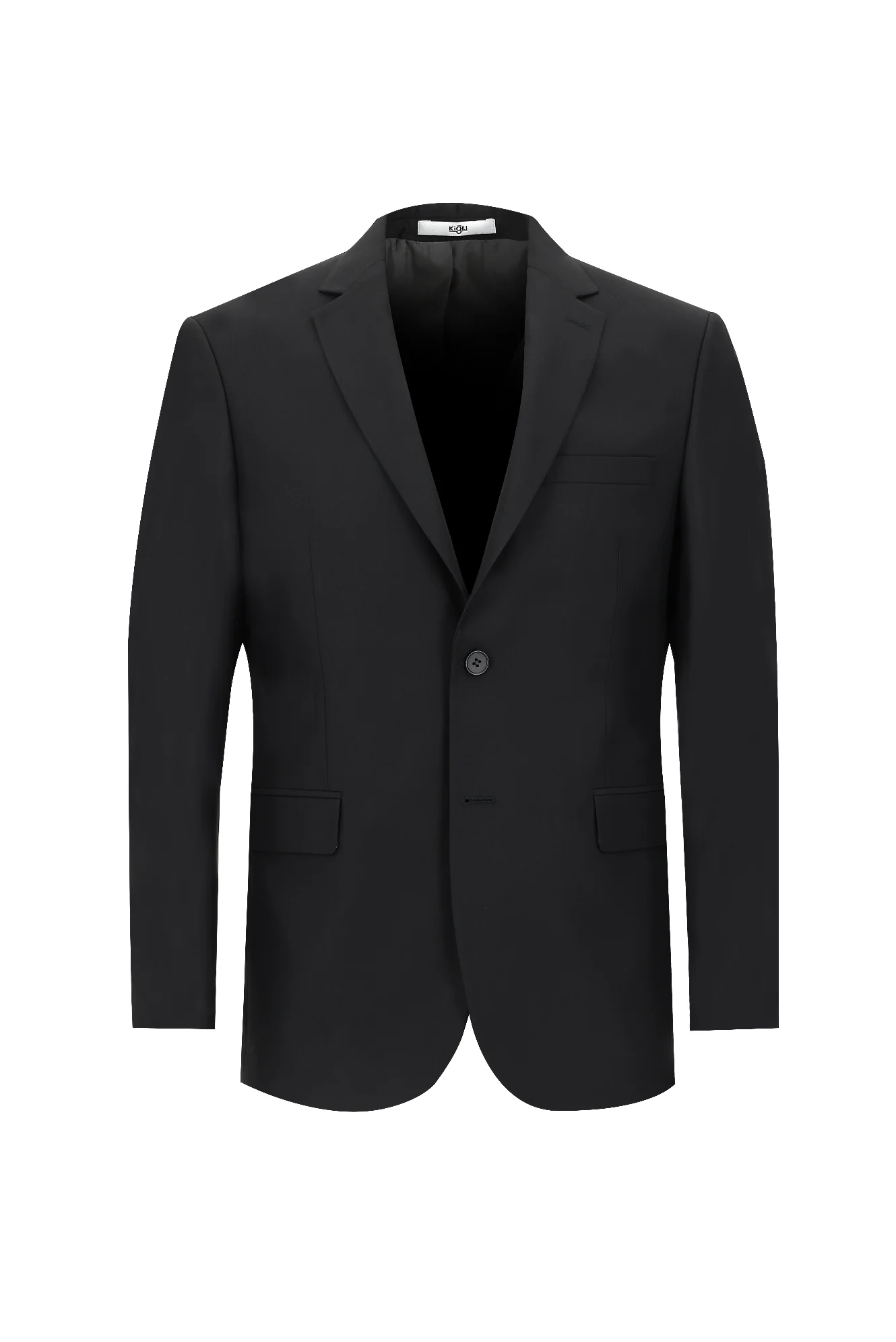 Siyah 7 Drop Slim Fit Dar Kesim Takım Elbise - Image 2