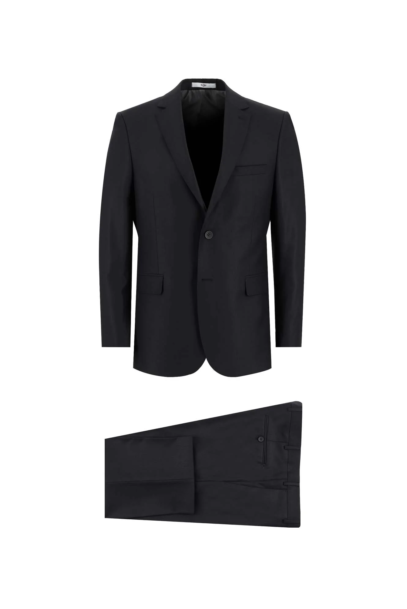 Siyah 7 Drop Slim Fit Dar Kesim Takım Elbise