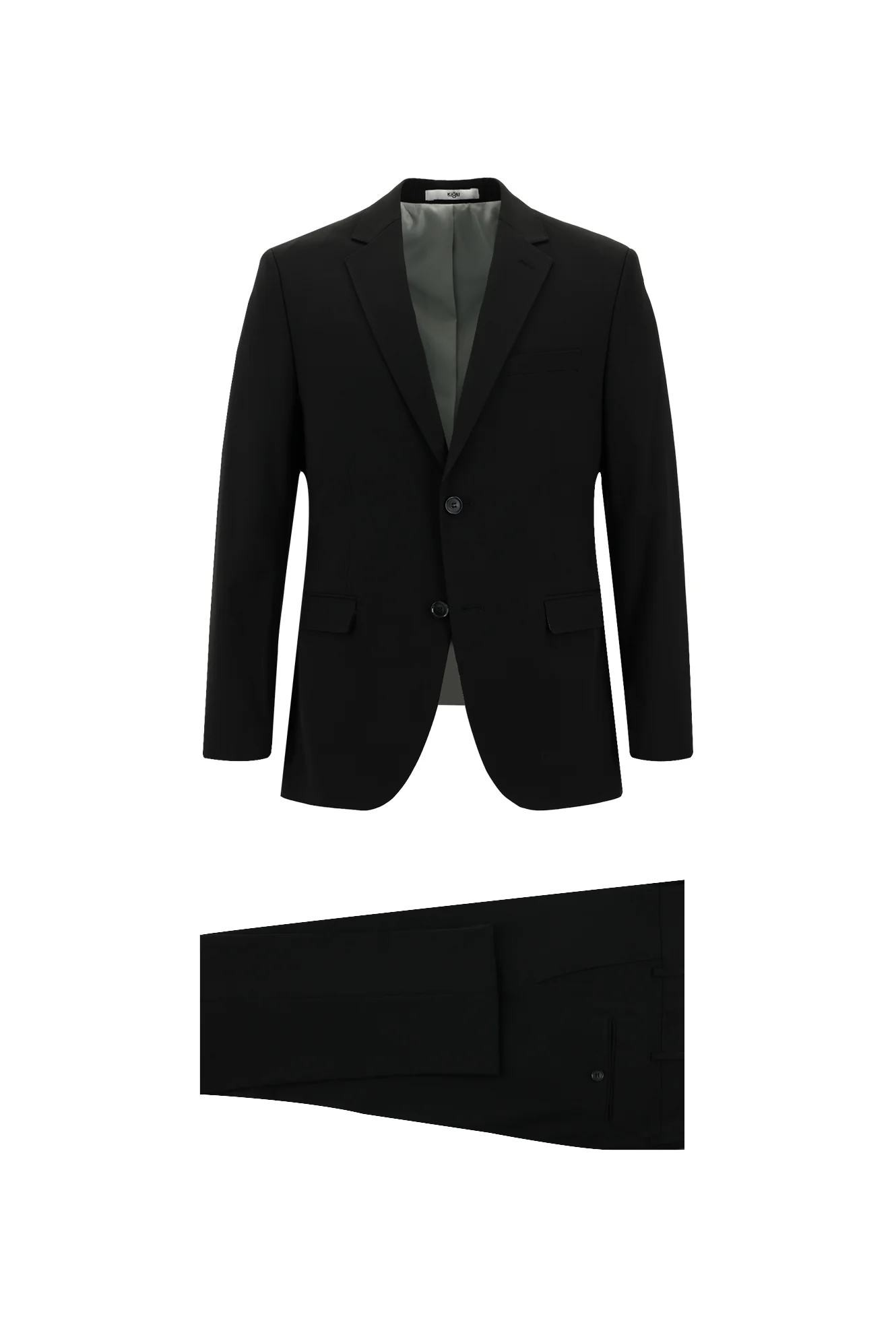 Siyah 7 Drop Slim Fit Dar Kesim Takım Elbise