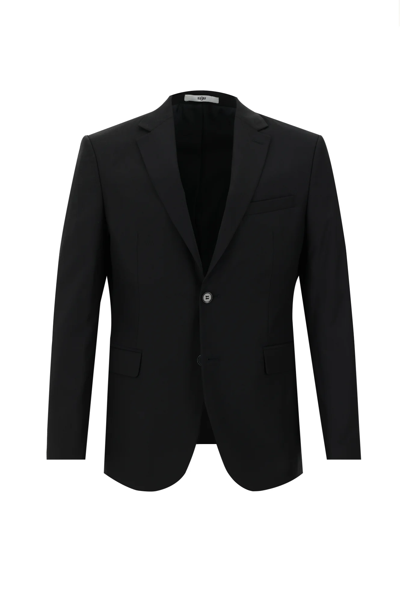 Siyah 7 Drop Slim Fit Dar Kesim Takım Elbise - Image 2