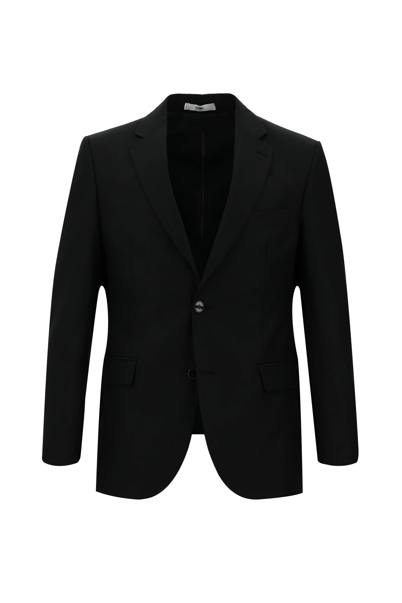 Siyah 7 Drop Slim Fit Dar Kesim Takım Elbise - Image 2
