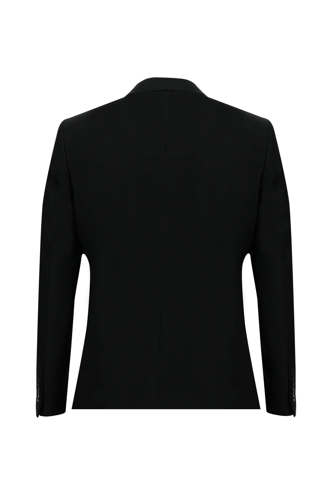 Siyah 7 Drop Slim Fit Dar Kesim Takım Elbise - Image 3