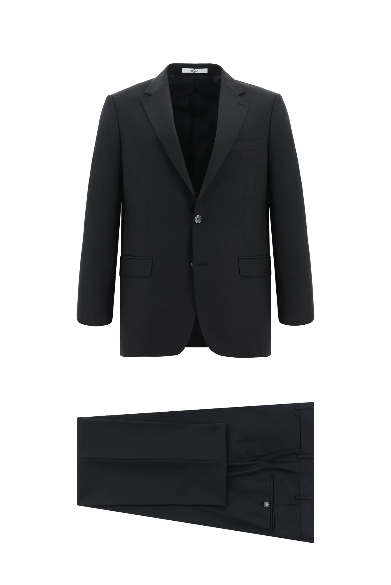 Siyah 7 Drop Slim Fit Dar Kesim Takım Elbise
