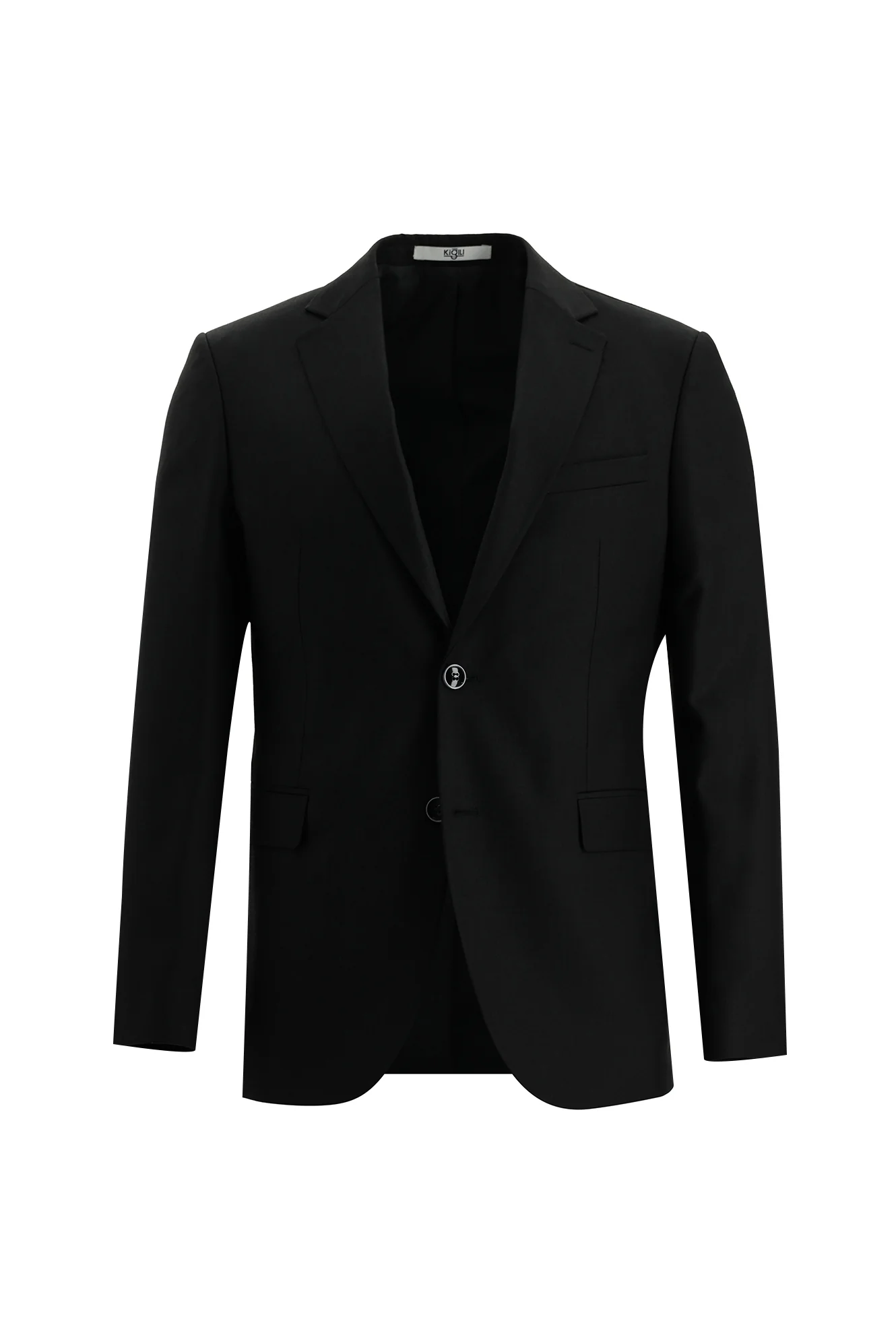 Siyah 7 Drop Slim Fit Dar Kesim Takım Elbise - Image 2