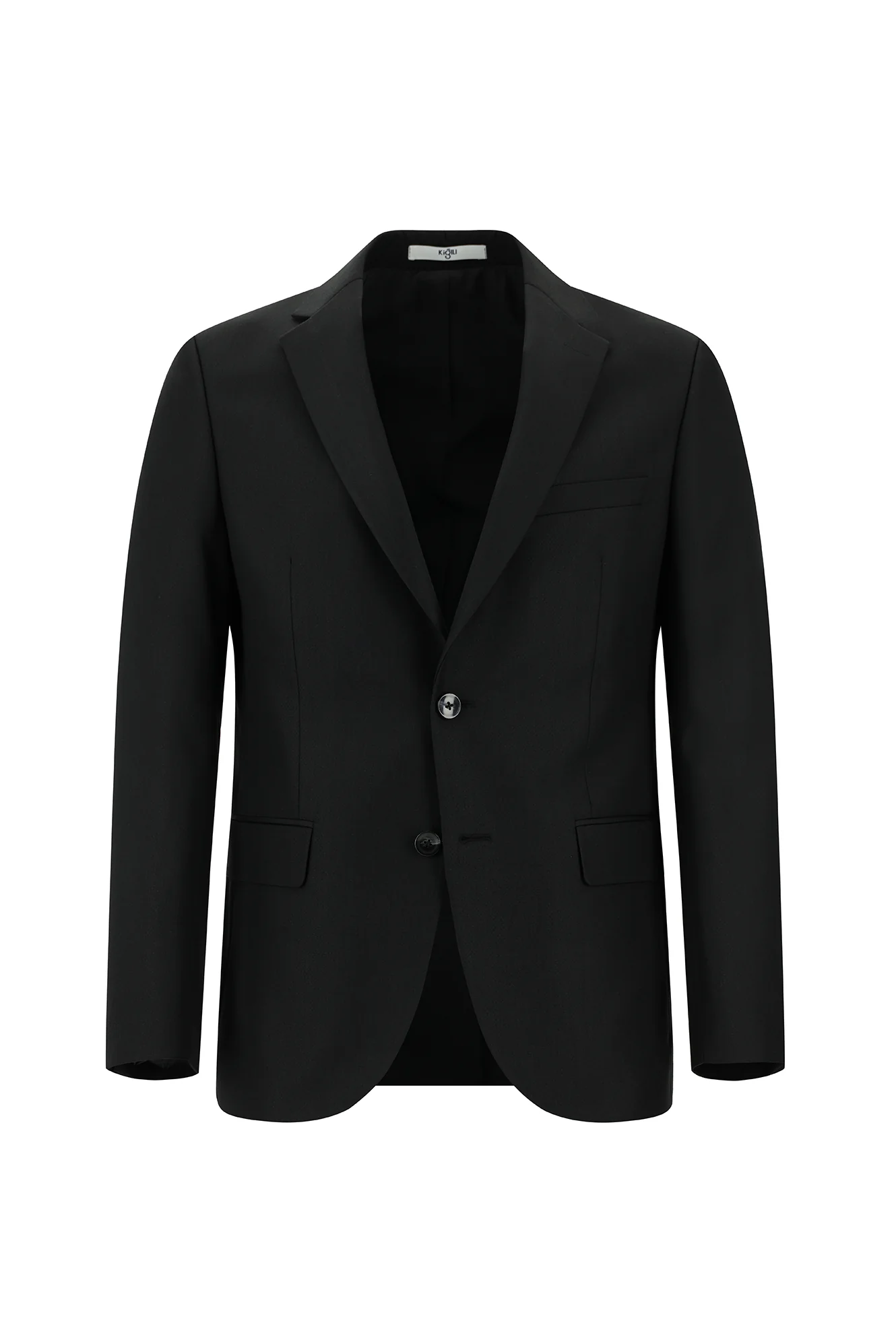 Siyah 7 Drop Slim Fit Dar Kesim Takım Elbise - Image 2
