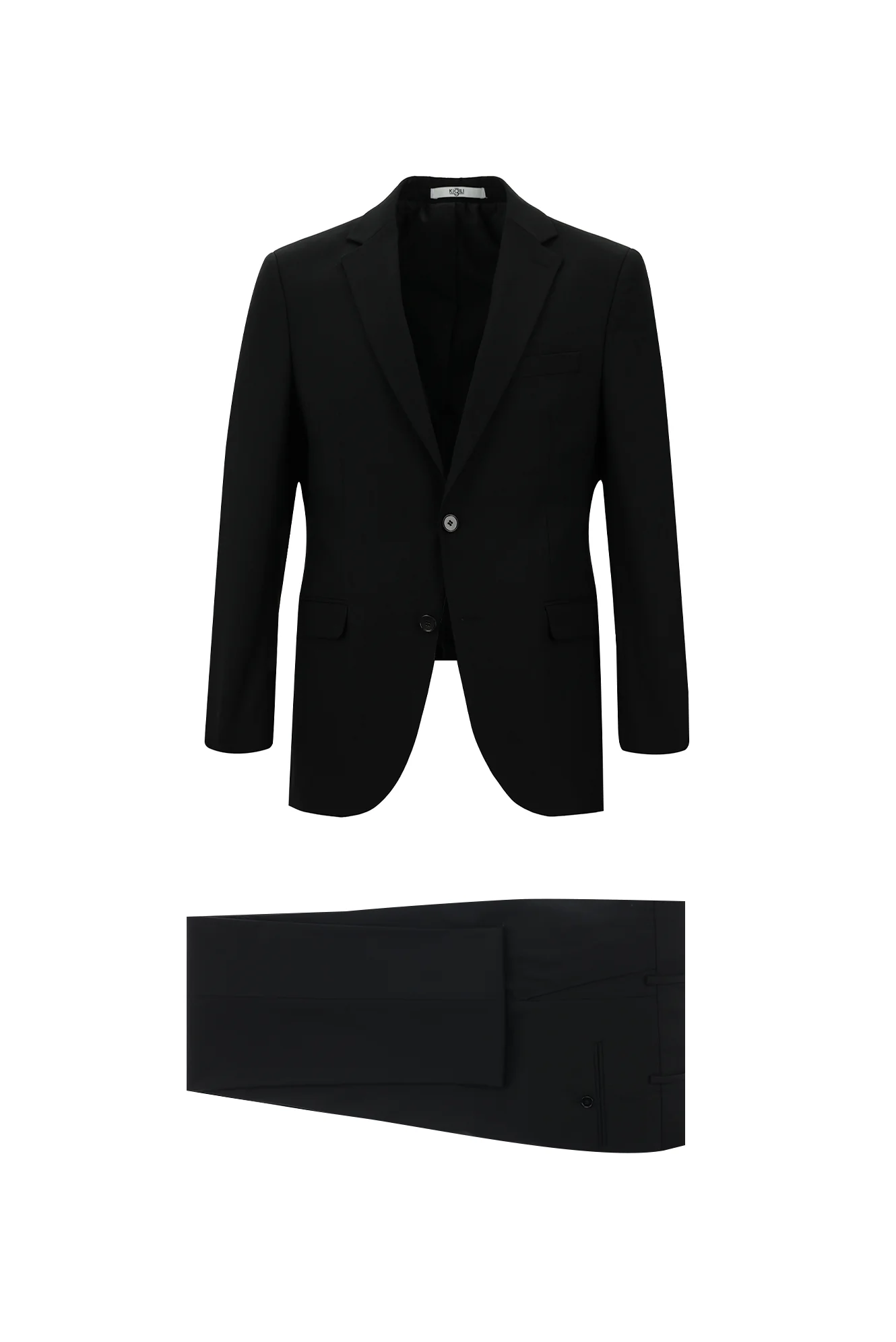 Siyah 7 Drop Slim Fit Dar Kesim Takım Elbise