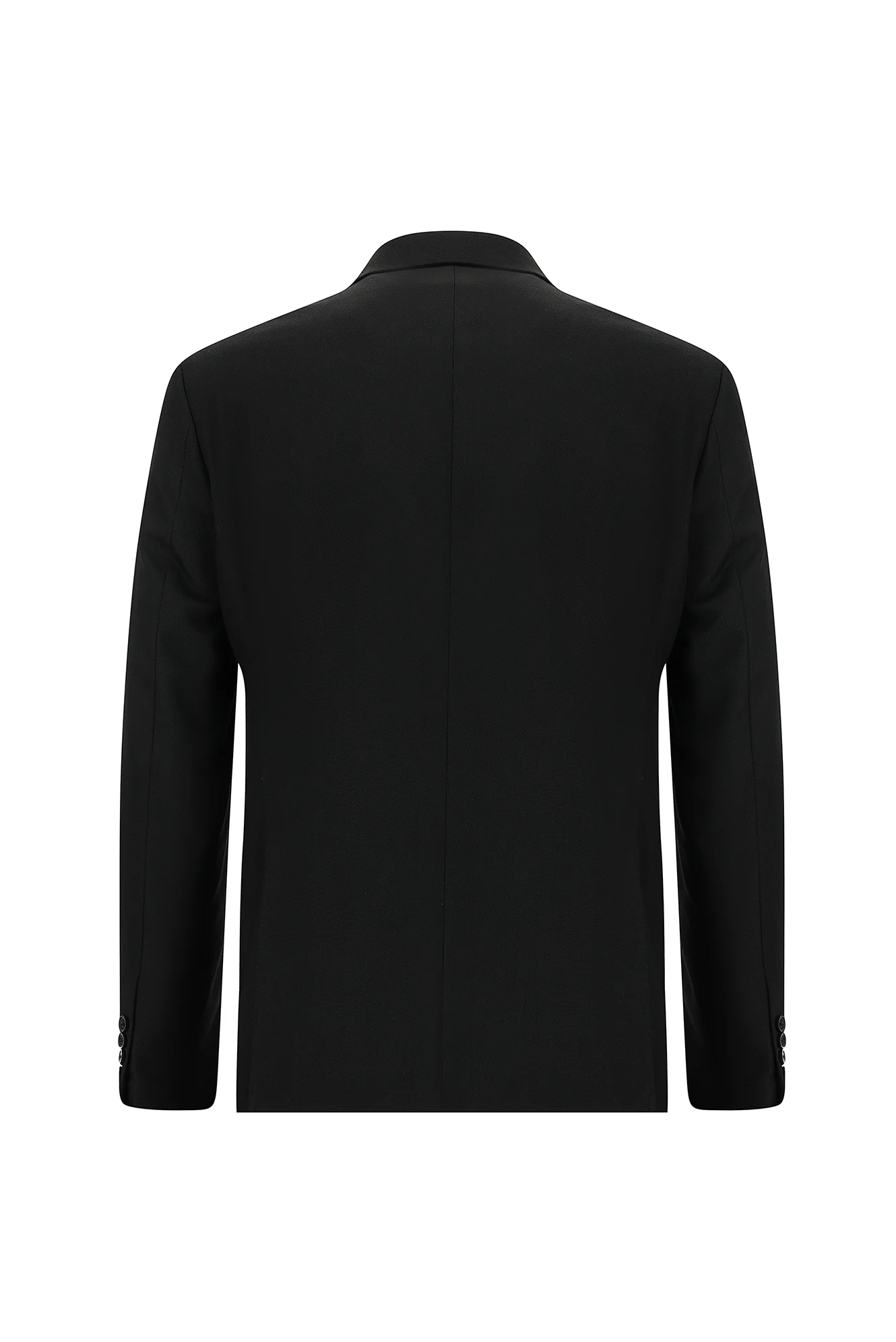 Siyah 7 Drop Slim Fit Dar Kesim Takım Elbise - Image 3