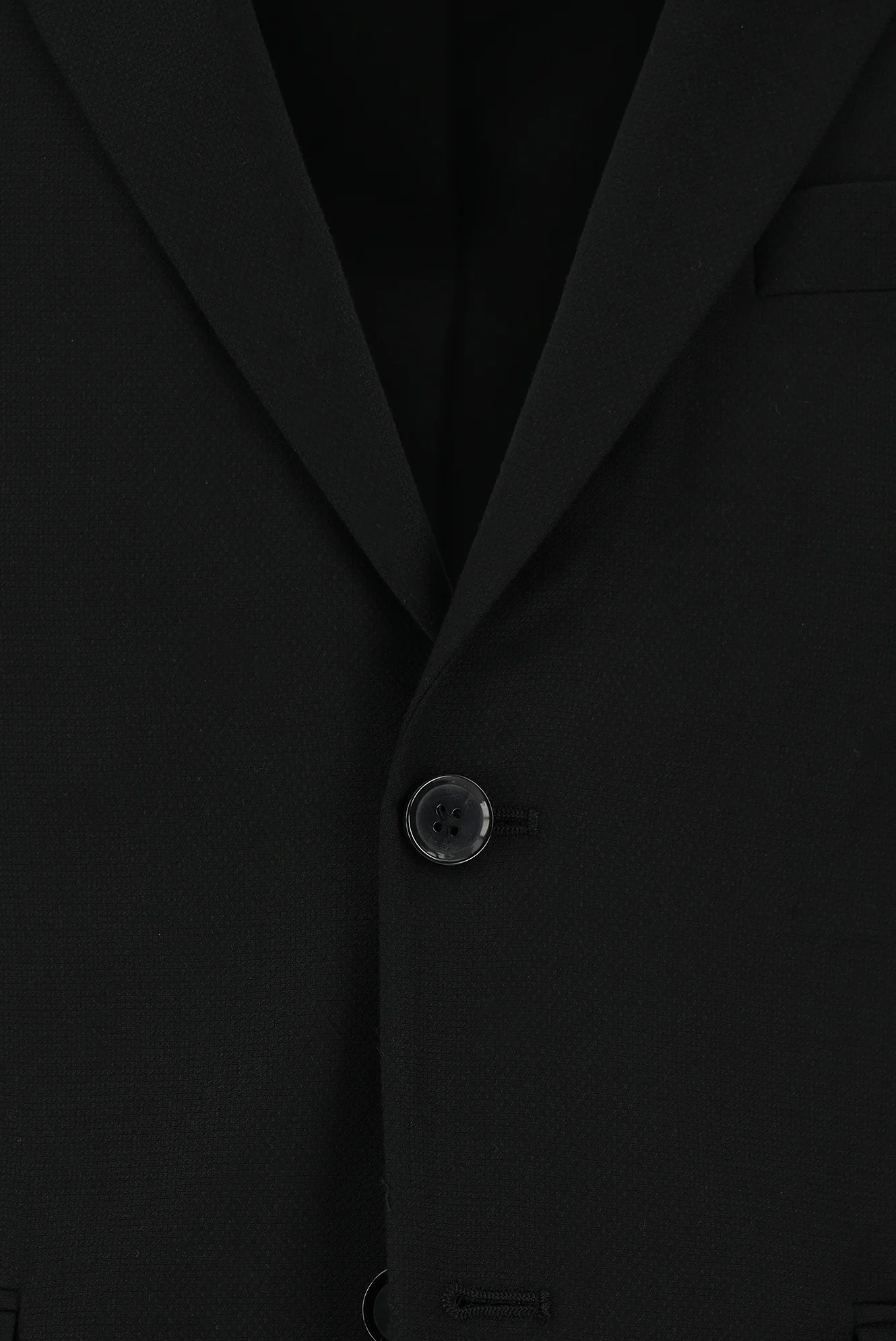 Siyah 7 Drop Slim Fit Dar Kesim Takım Elbise - Image 4