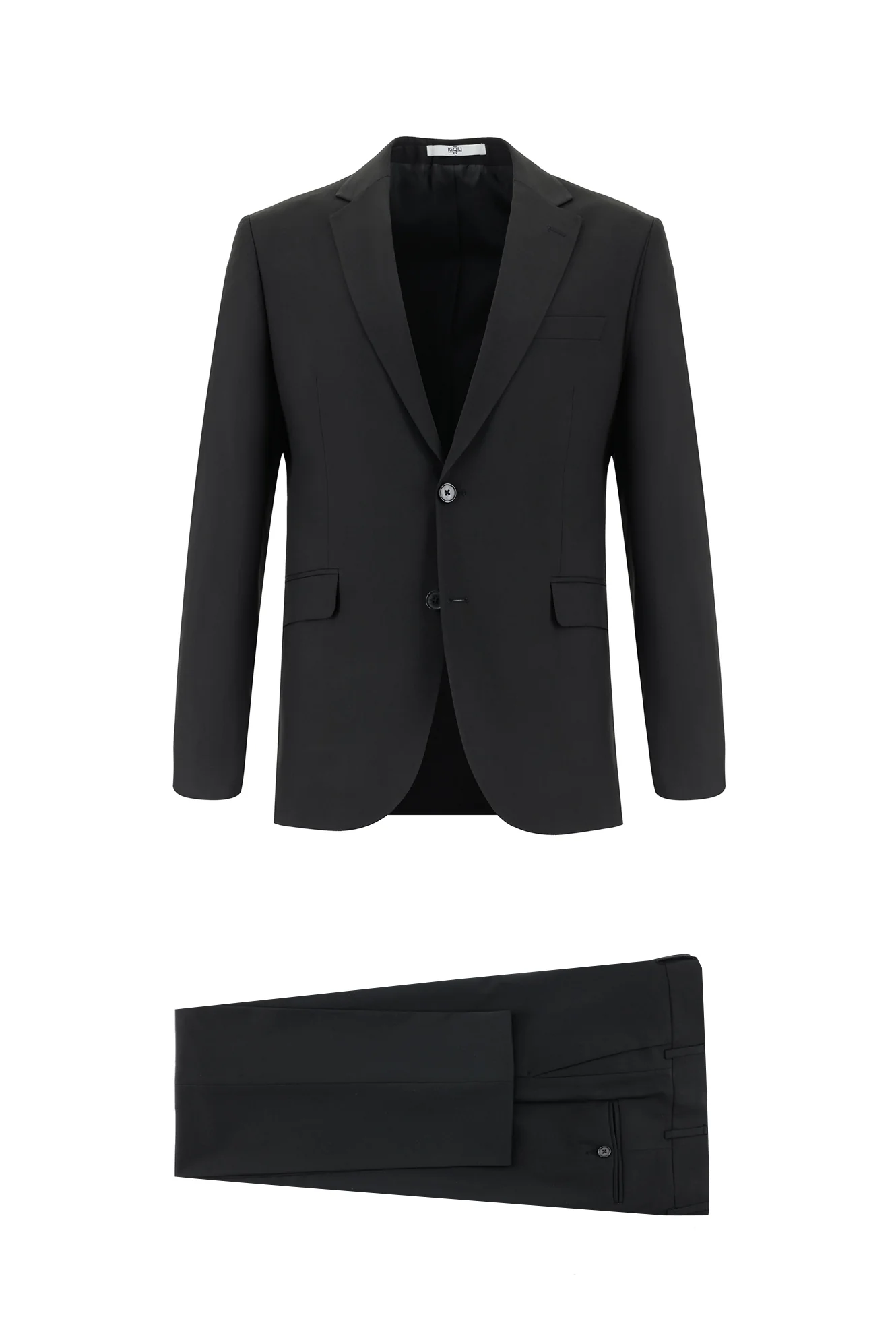 Siyah 7 Drop Slim Fit Dar Kesim Takım Elbise