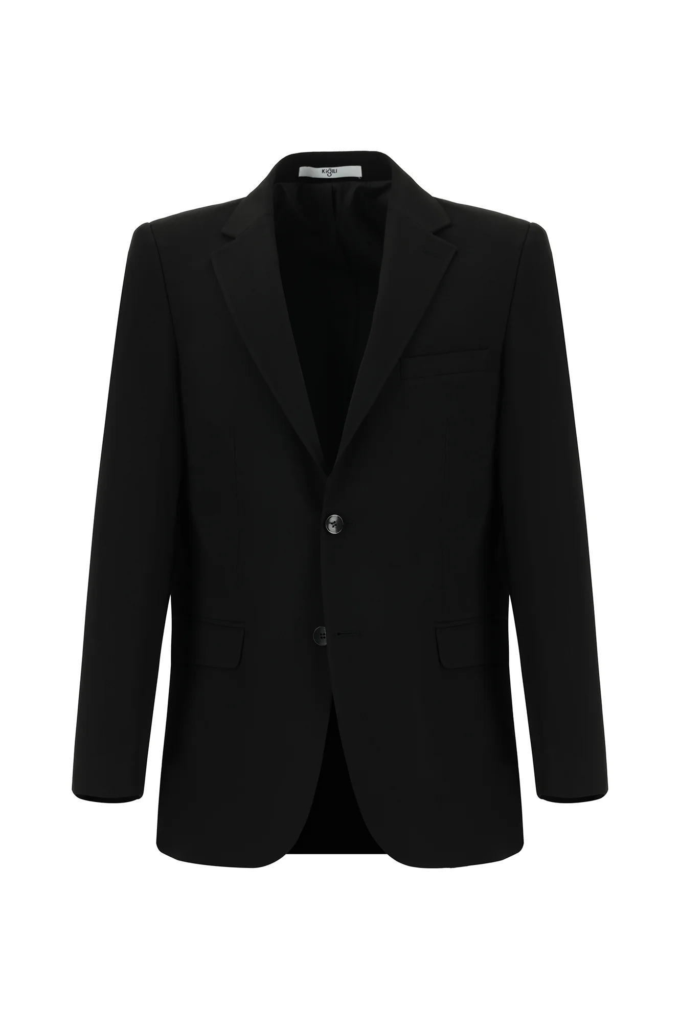 Siyah 7 Drop Slim Fit Dar Kesim Takım Elbise - Image 2