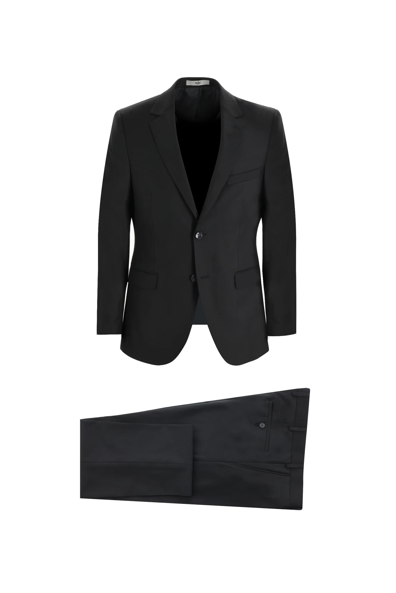 Siyah 7 Drop Slim Fit Dar Kesim Takım Elbise