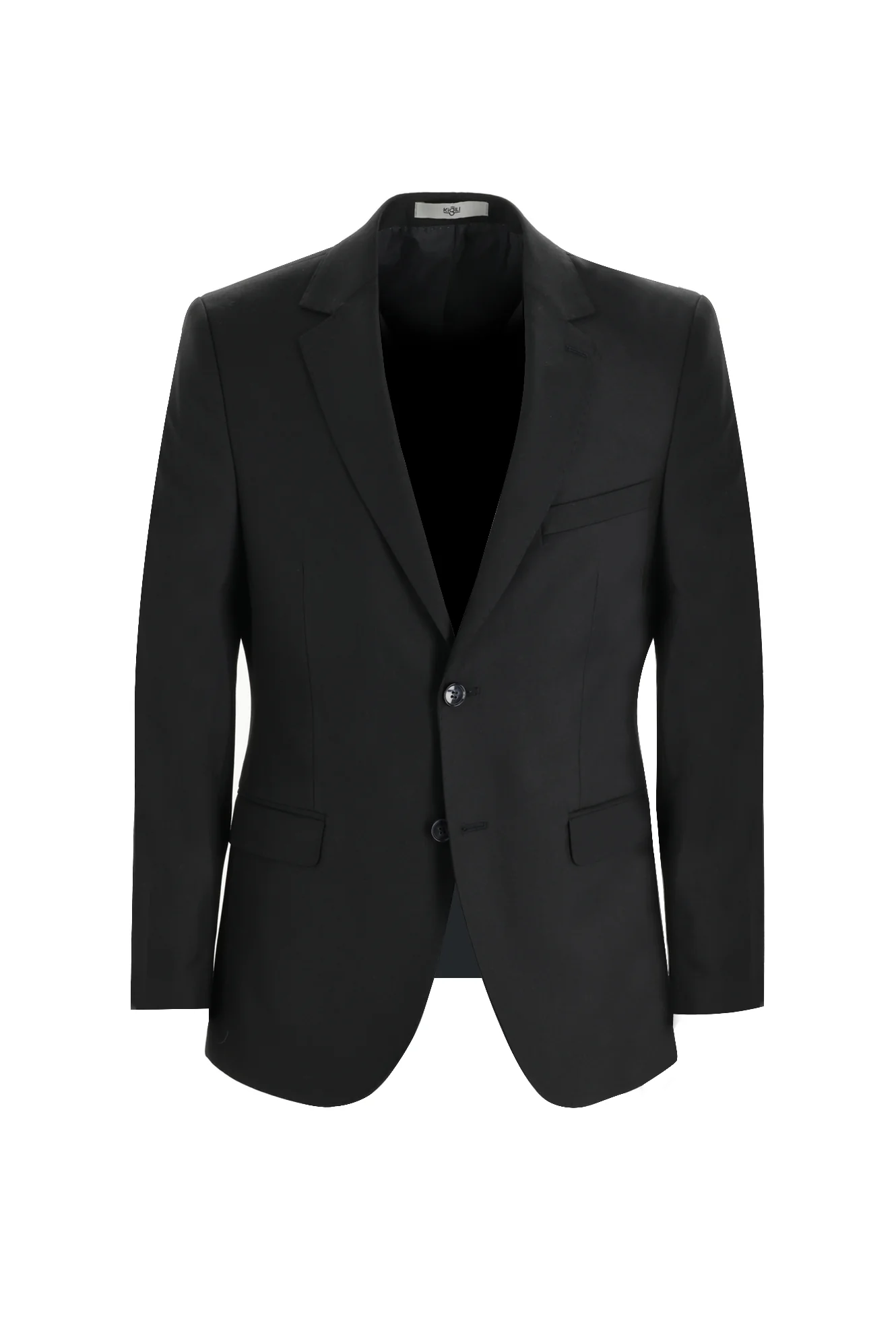 Siyah 7 Drop Slim Fit Dar Kesim Takım Elbise - Image 2