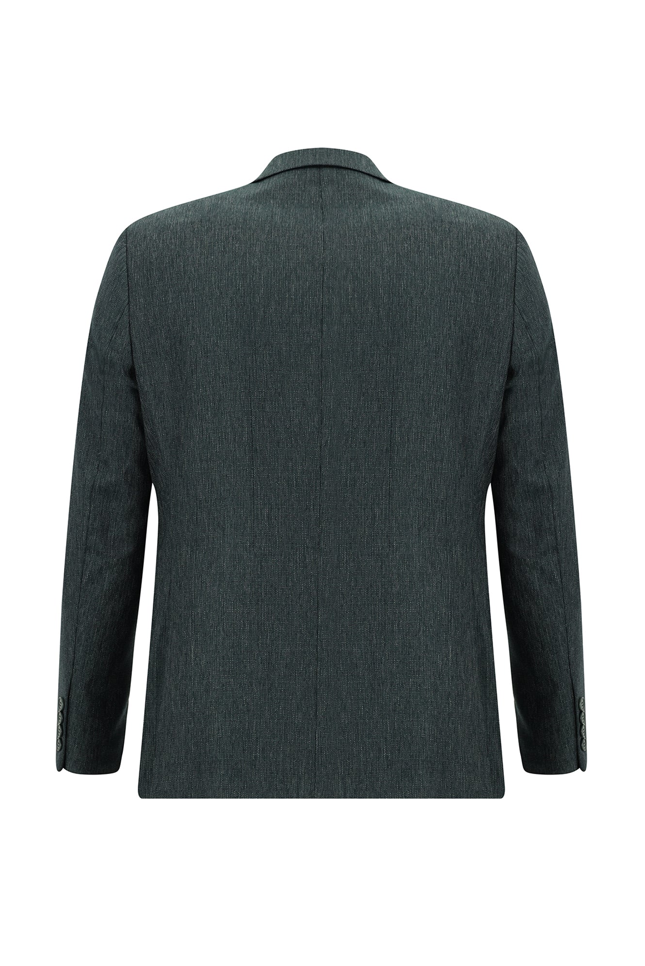 Siyah 7 Drop Slim Fit Dar Kesim Kombinli Takım Elbise - Image 3