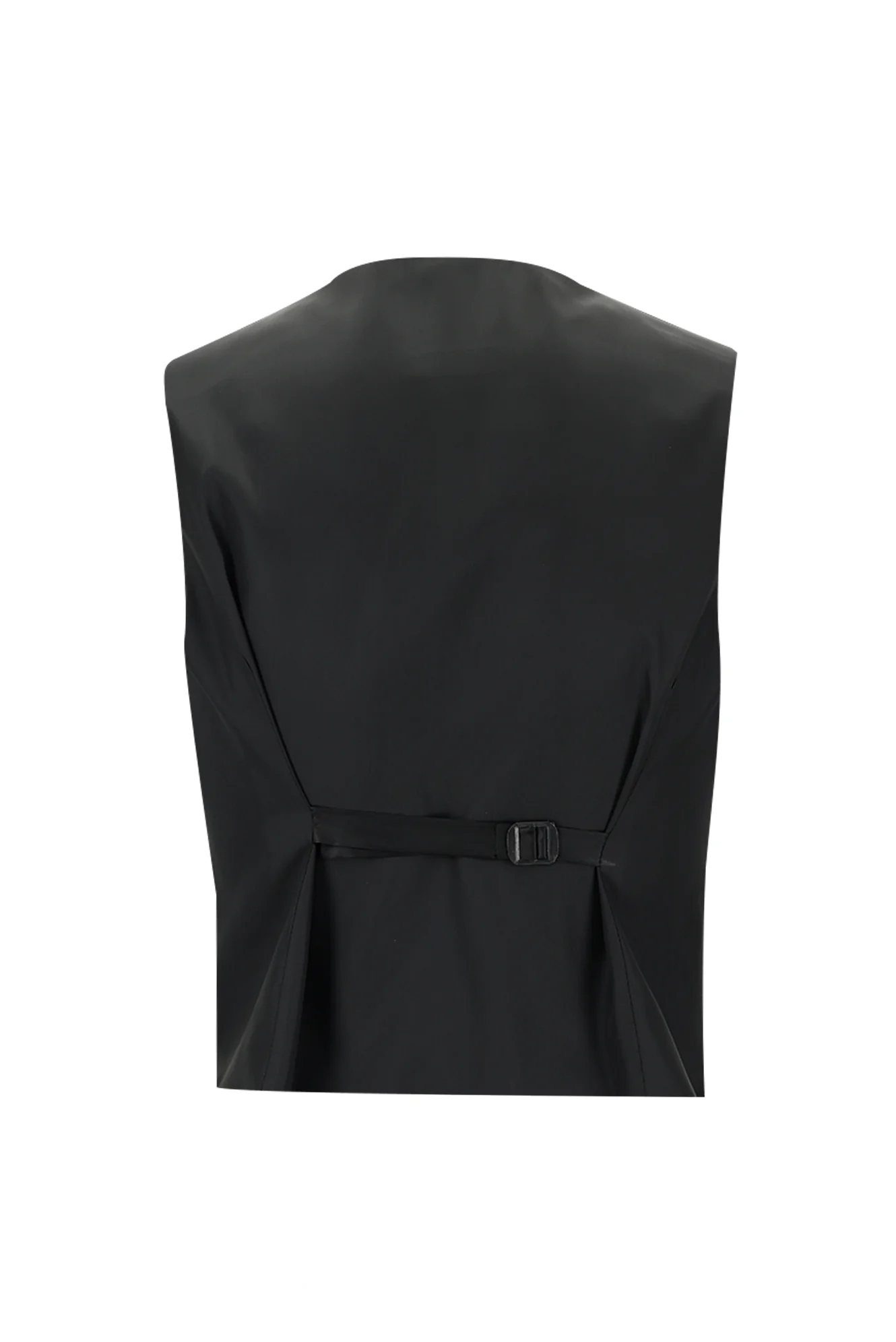 Siyah 7 Drop Slim Fit Dar Kesim Mono Yaka Yelekli Smokin & Damatlık - Image 5