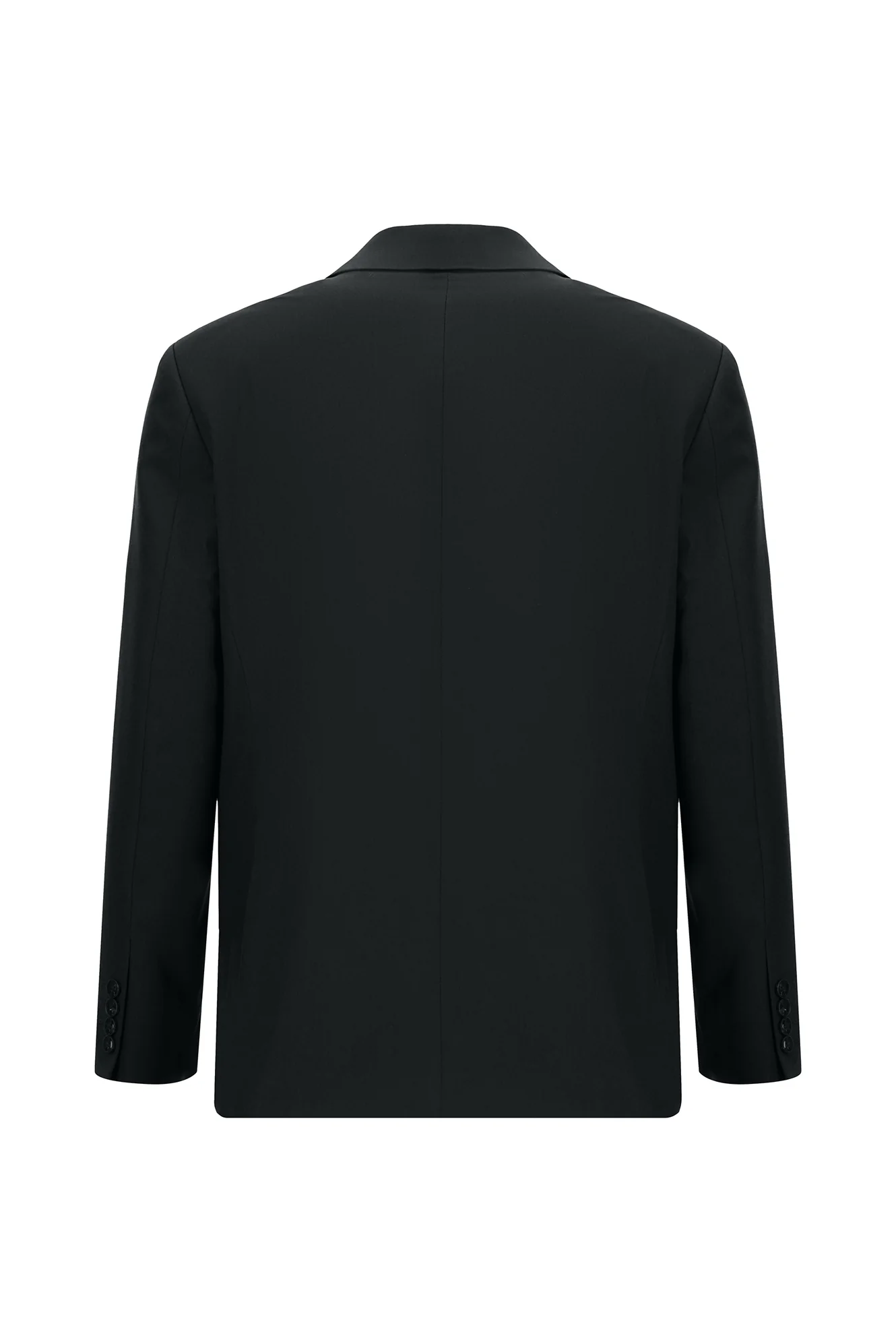 Siyah 7 Drop Slim Fit Dar Kesim Pamuklu Lyocell Takım Elbise - Image 3