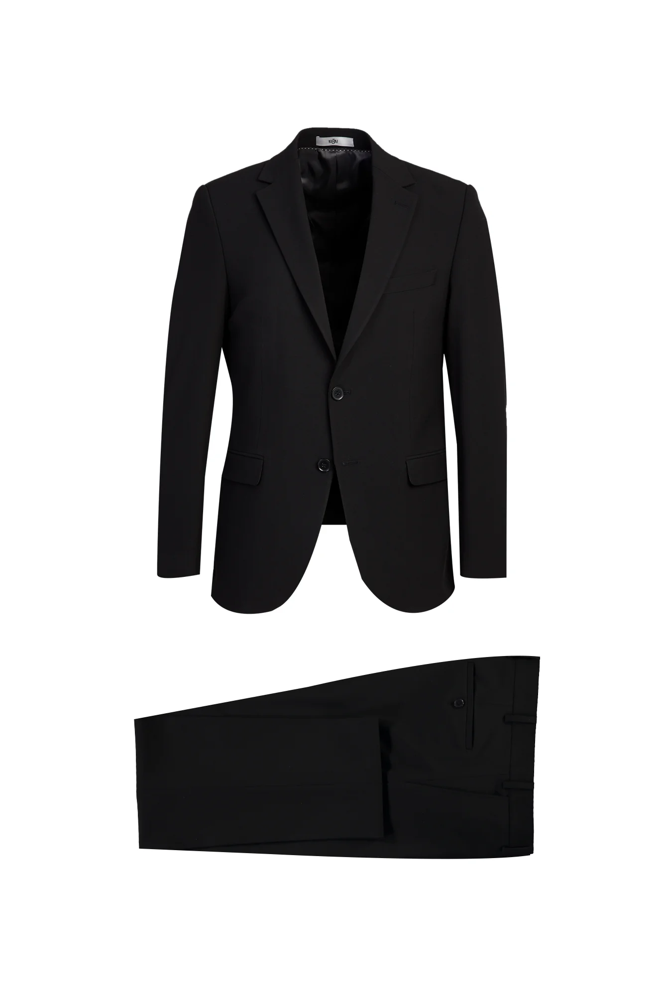 Siyah 7 Drop Slim Fit Dar Kesim Takım Elbise
