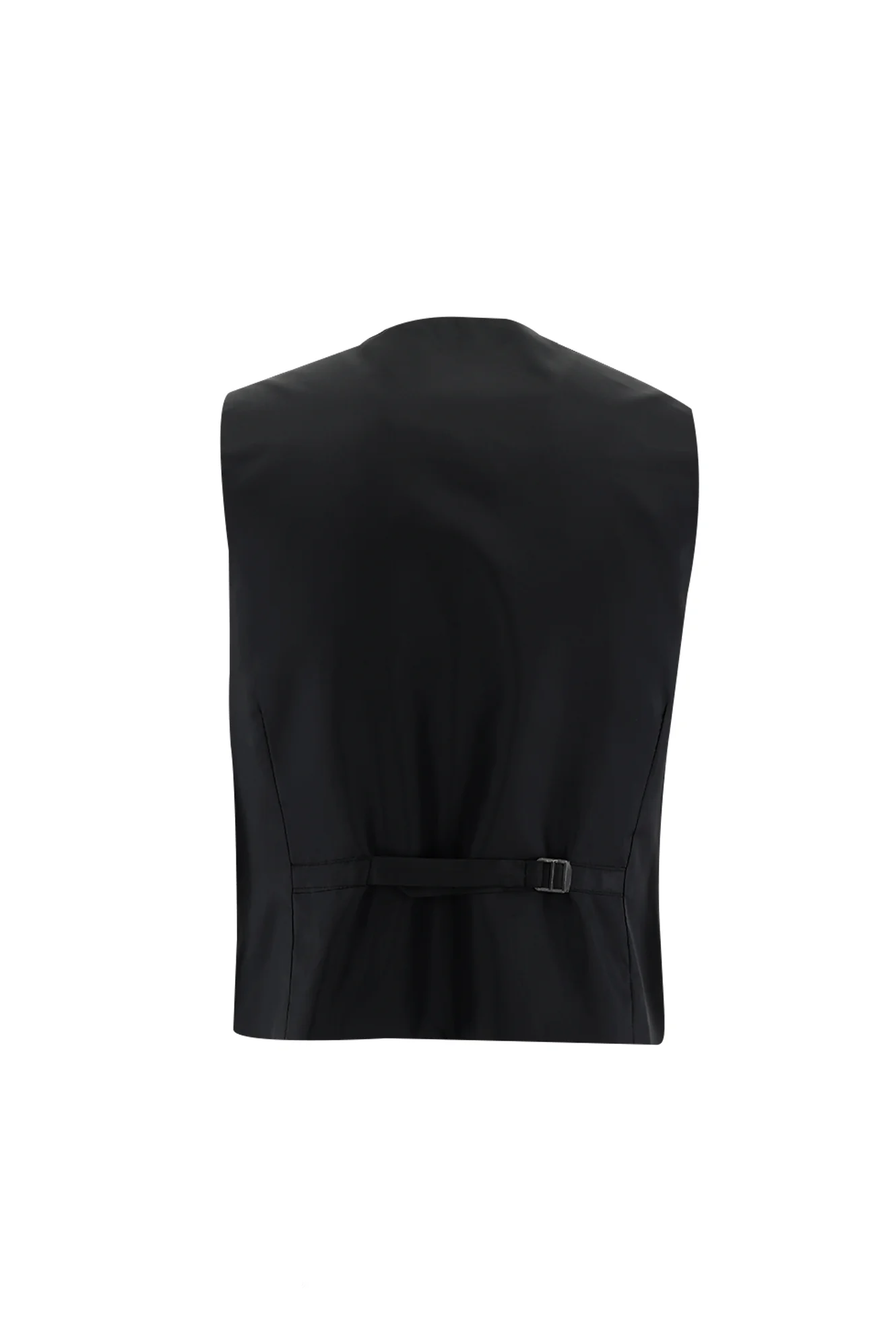 Siyah 7 Drop Slim Fit Dar Kesim Yelekli Takım Elbise - Image 5