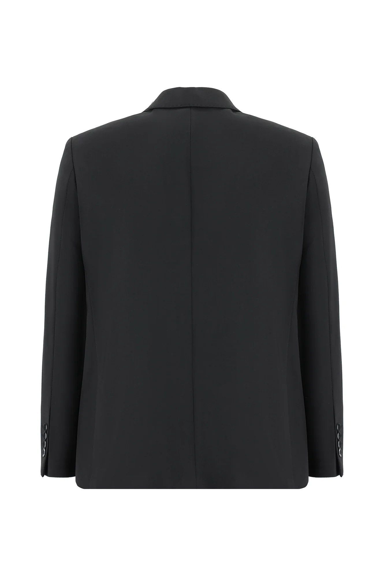 Siyah 7 Drop Slim Fit Dar Kesim Yünlü Takım Elbise - Image 3