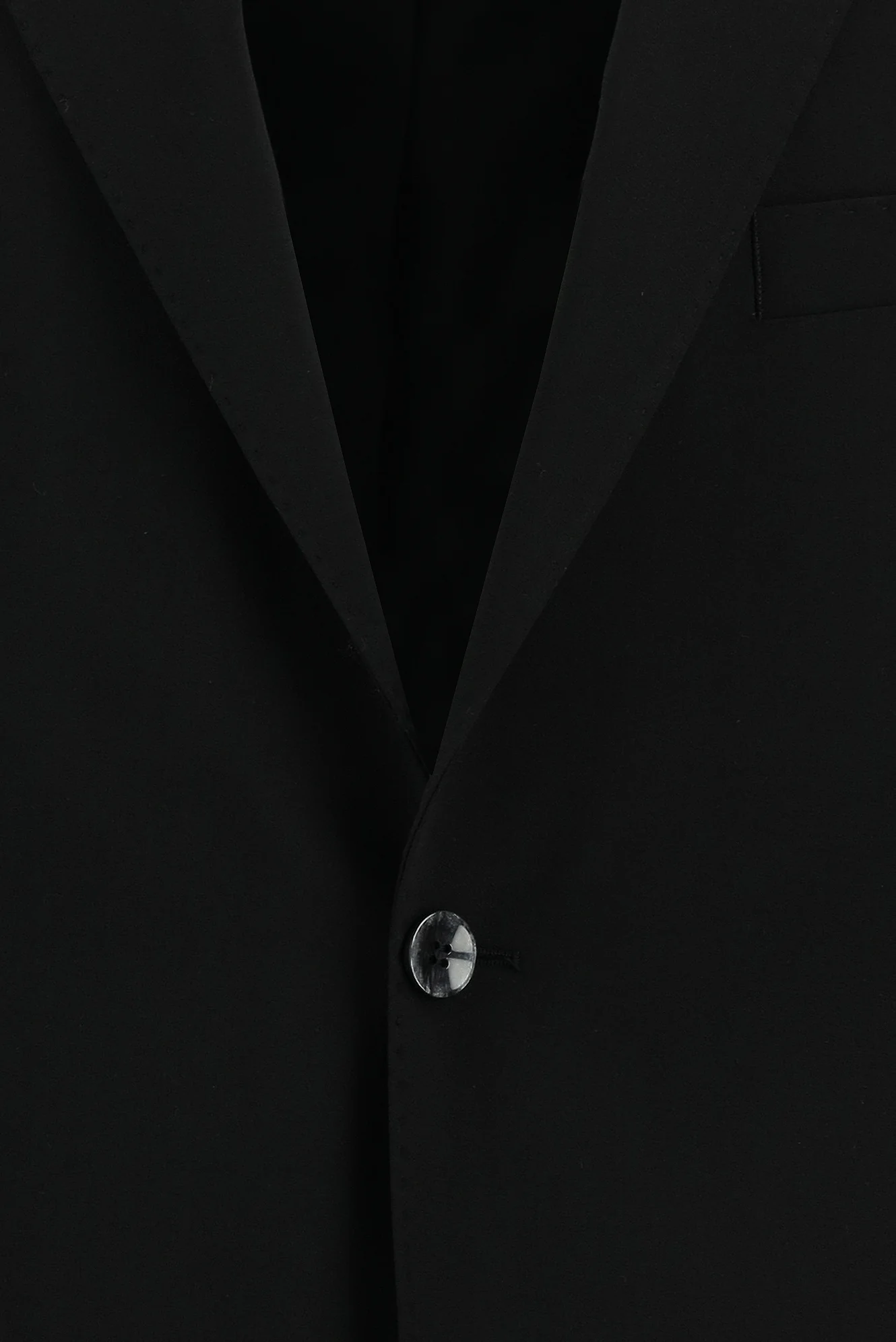 Siyah 7 Drop Slim Fit Dar Kesim Yünlü Takım Elbise - Image 4