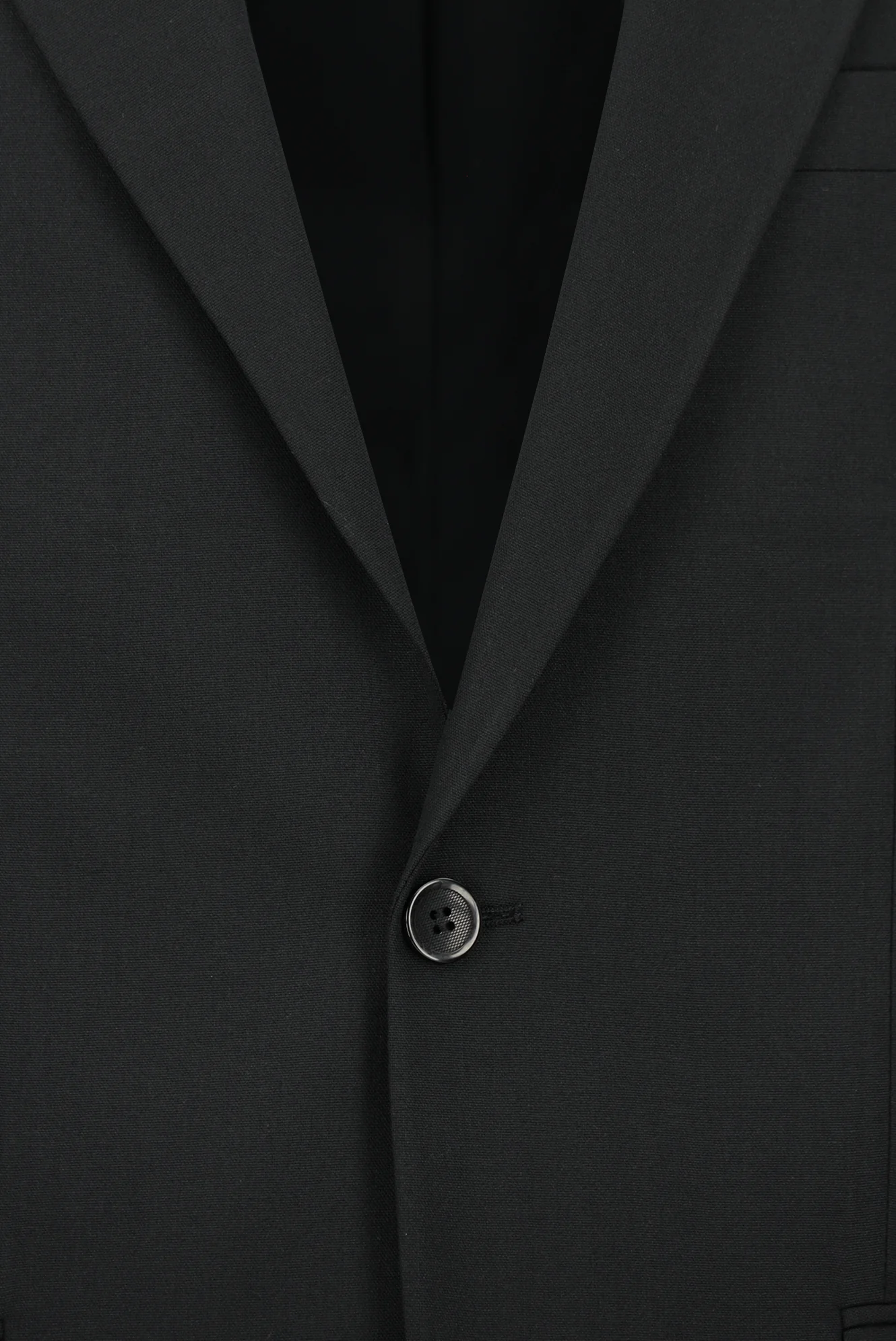 Siyah 7 Drop Slim Fit Dar Kesim Yünlü Takım Elbise - Image 4