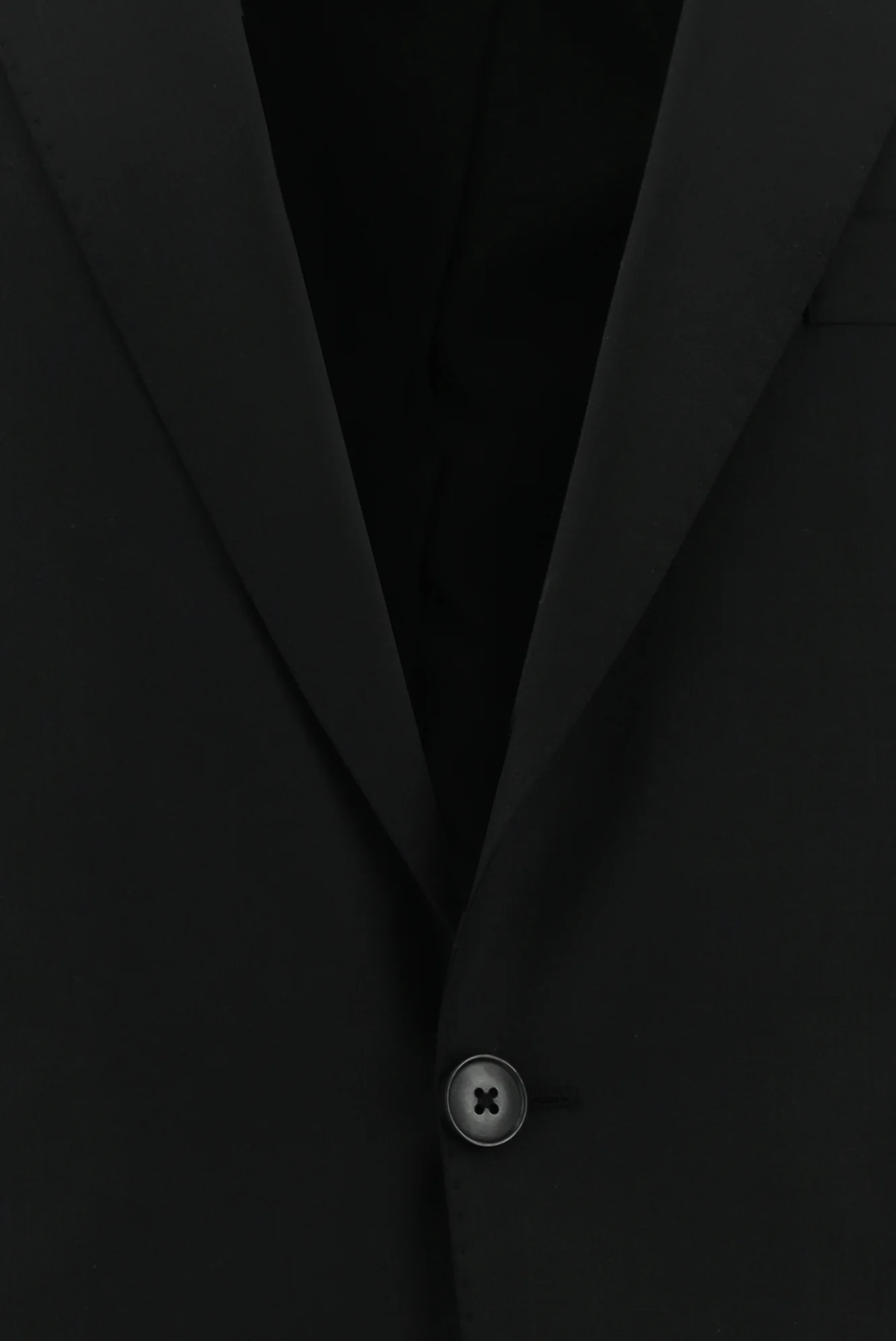 Siyah 7 Drop Slim Fit Dar Kesim Yünlü Takım Elbise - Image 4