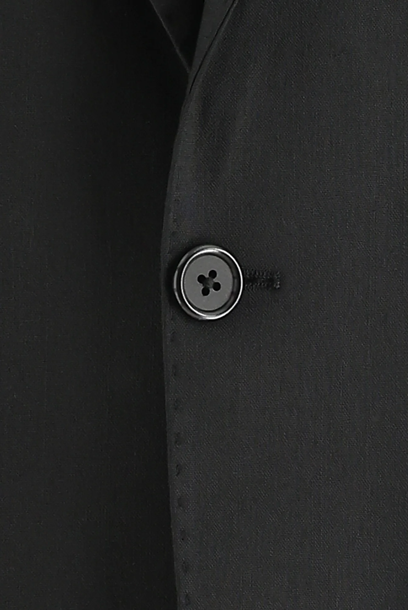 Siyah 7 Drop Slim Fit Dar Kesim Yünlü Takım Elbise - Image 4