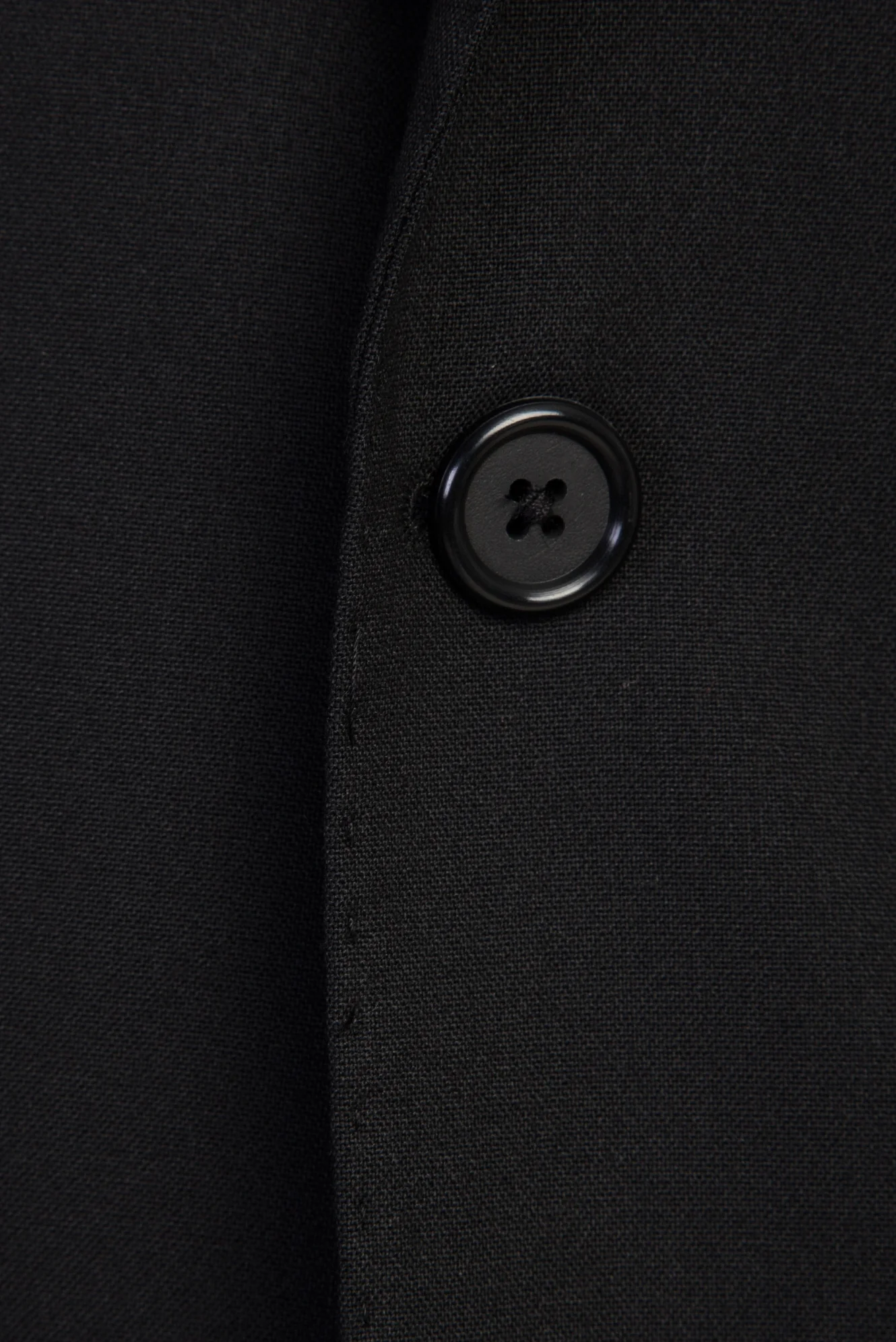 Siyah 7 Drop Slim Fit Dar Kesim Yünlü Takım Elbise - Image 4