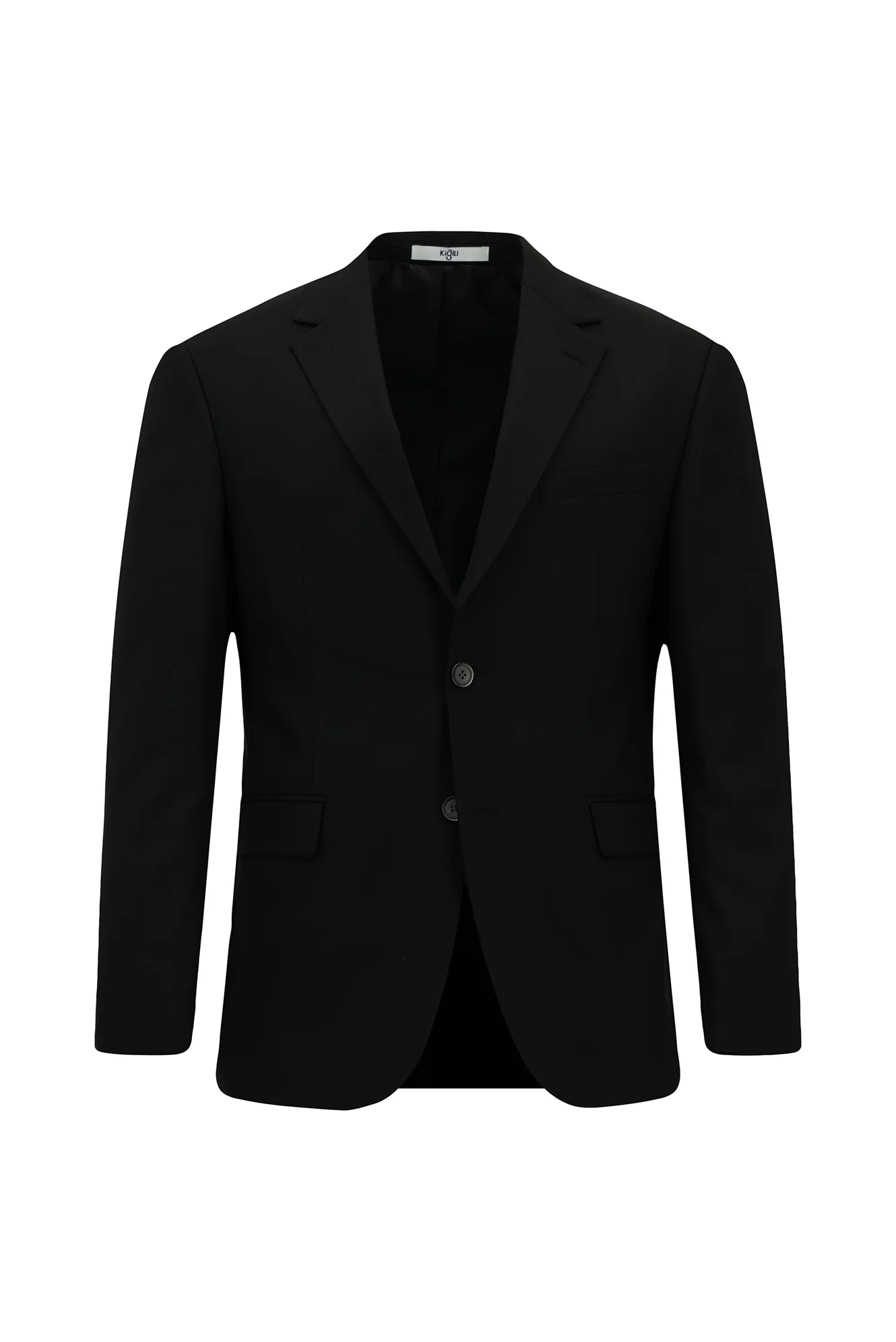 Siyah 7 Drop Slim Fit Dar Kesim Takım Elbise - Image 2