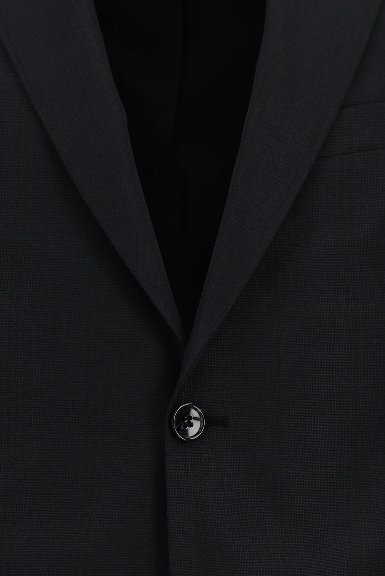 Siyah 7 Drop Slim Fit Dar Kesim Kareli Takım Elbise - Image 4