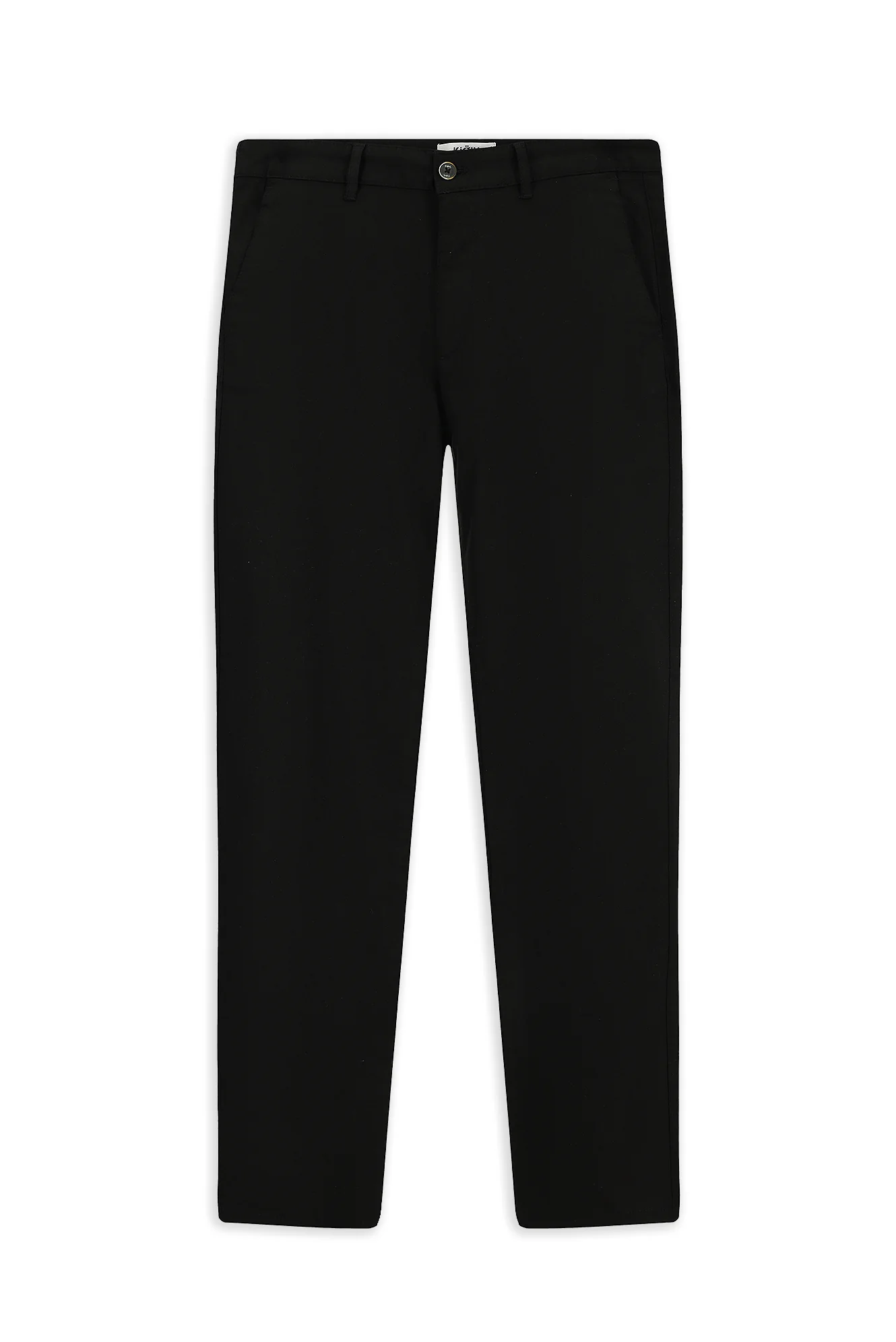 Siyah Slim Fit Dar Kesim Likralı Desenli Kanvas / Chino Pantolon - Image 7