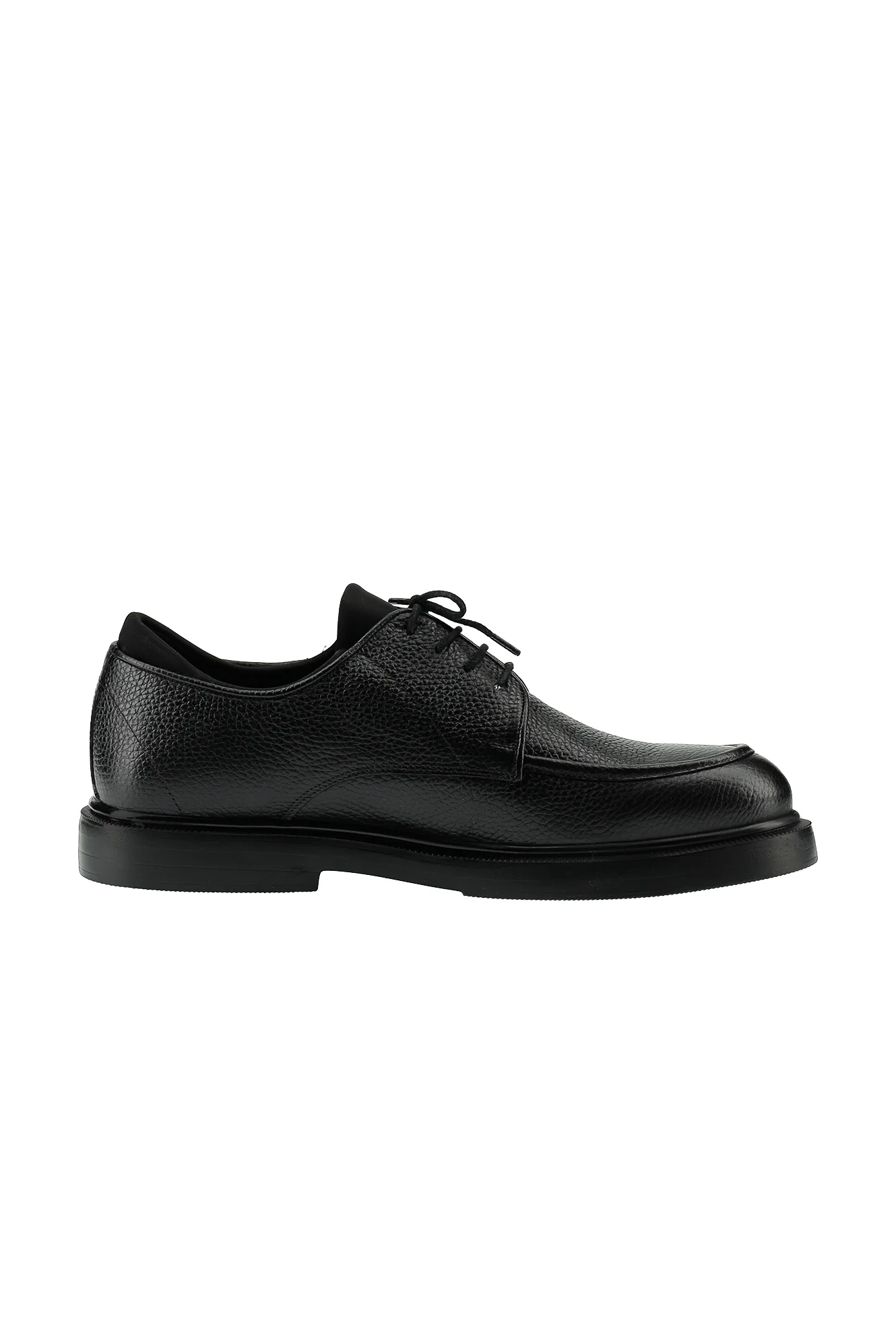 Siyah Smart Casual Deri Ayakkabı - Image 4