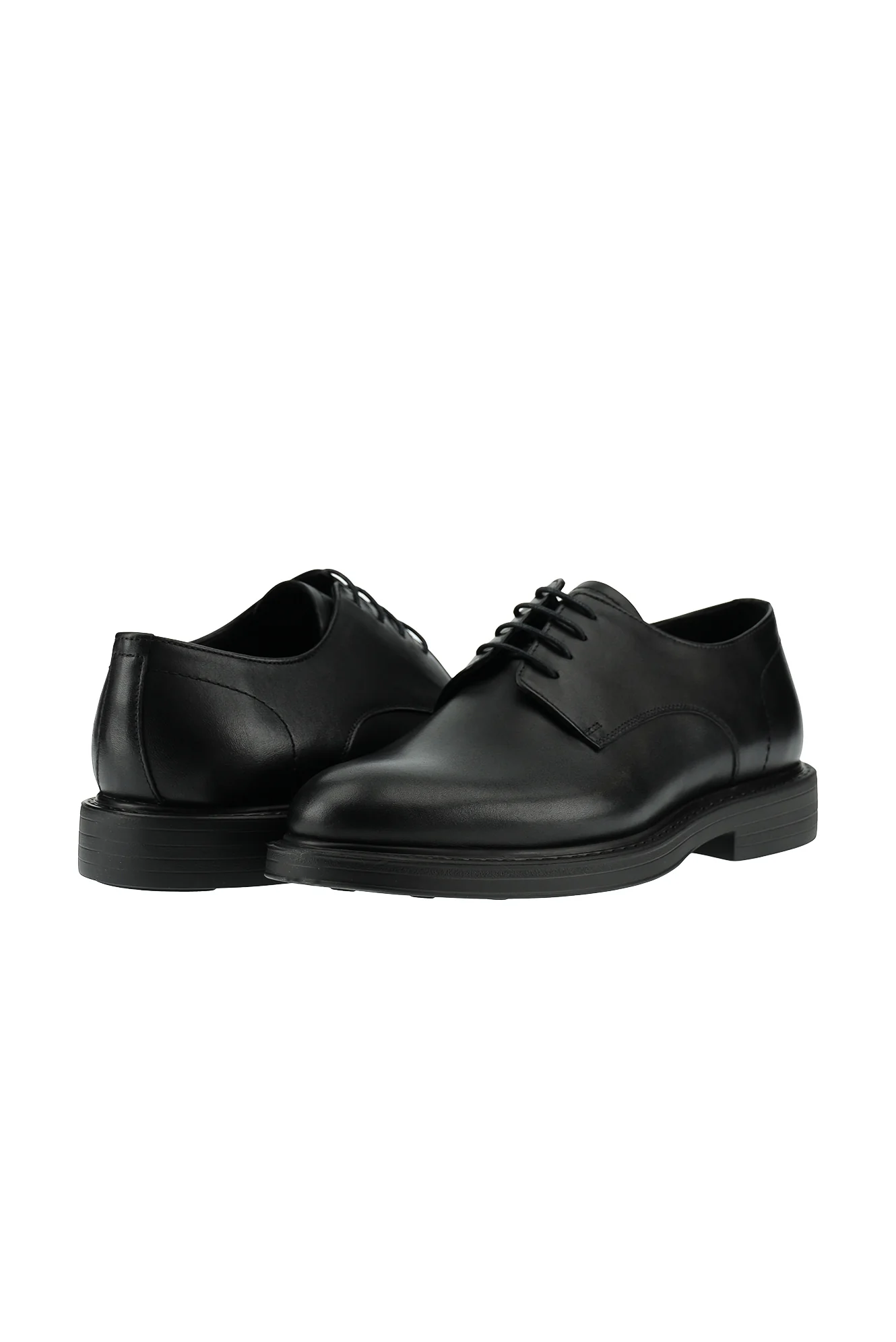 Siyah Smart Casual Deri Ayakkabı - Image 4
