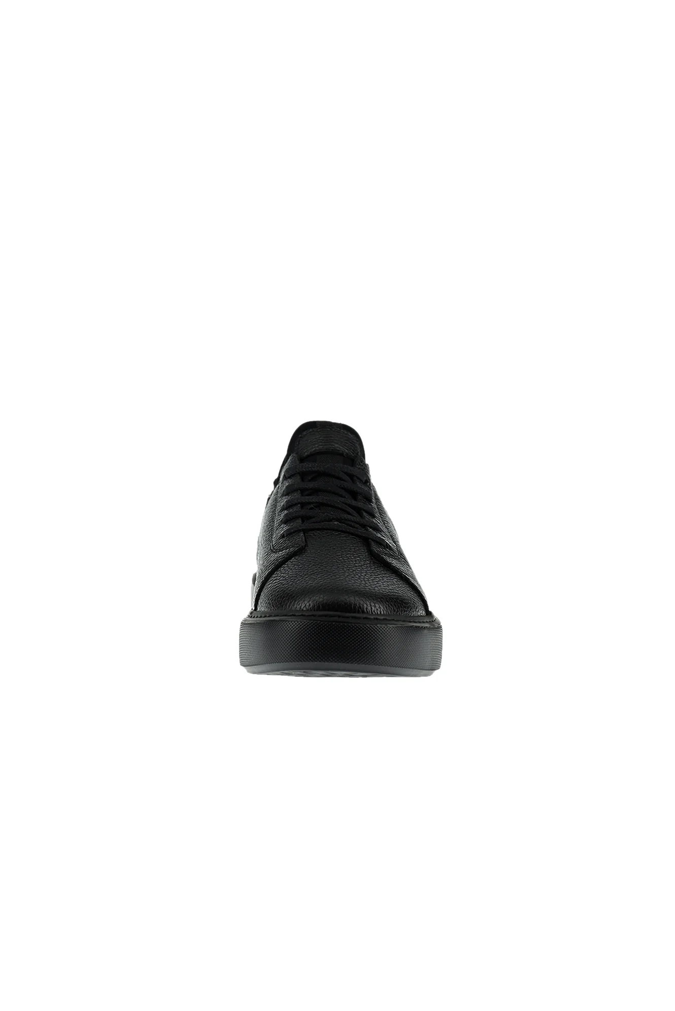 Siyah Sneaker Deri Ayakkabı - Image 3