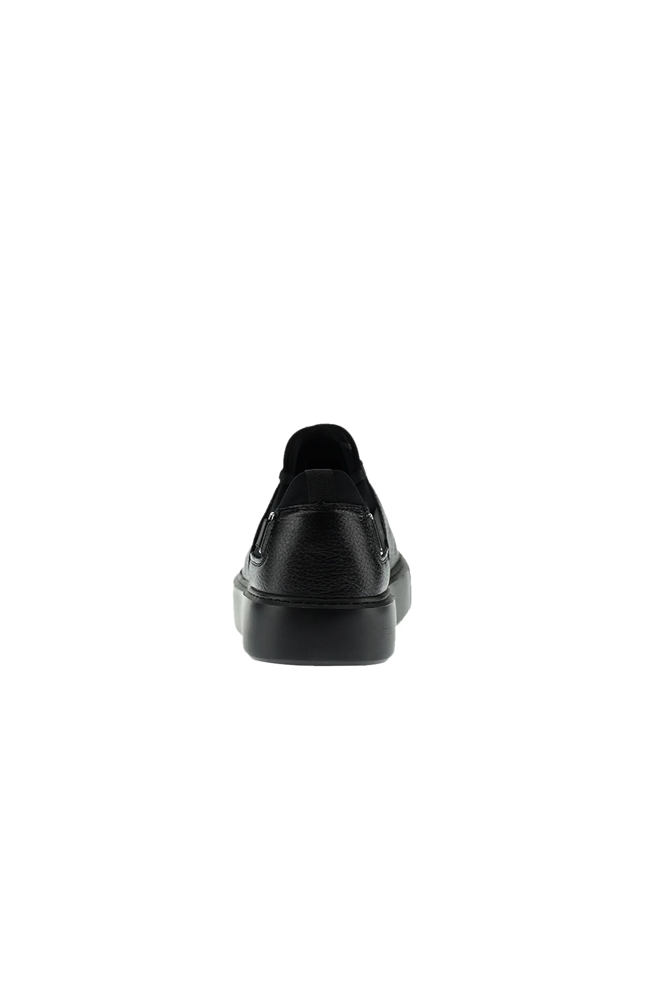 Siyah Sneaker Deri Ayakkabı - Image 5