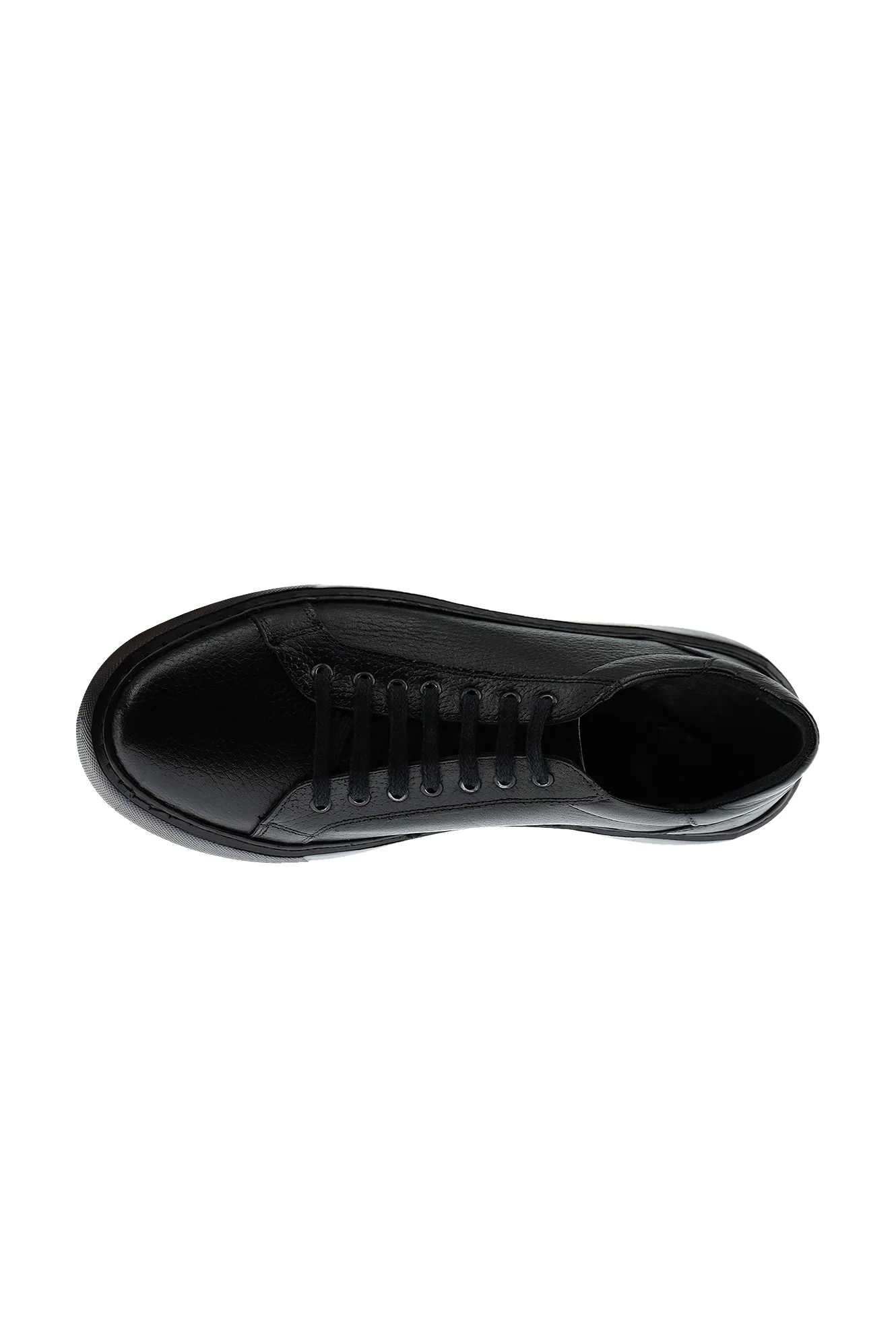 Siyah Sneaker Deri Ayakkabı - Image 6