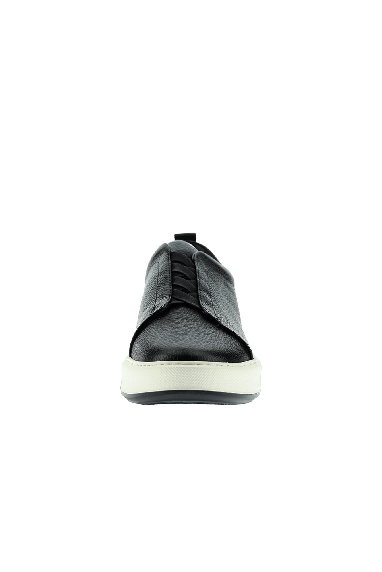 Siyah Sneaker Deri Ayakkabı - Image 3