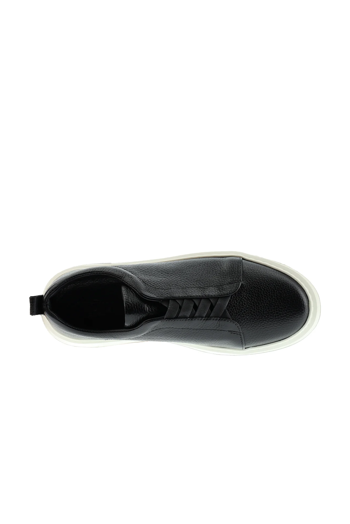 Siyah Sneaker Deri Ayakkabı - Image 6