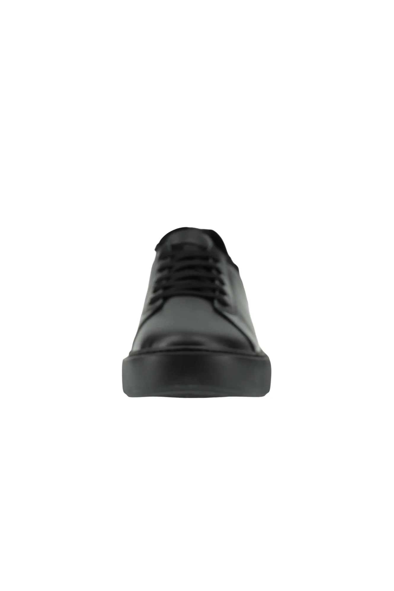Siyah Sneaker Deri Ayakkabı - Image 3