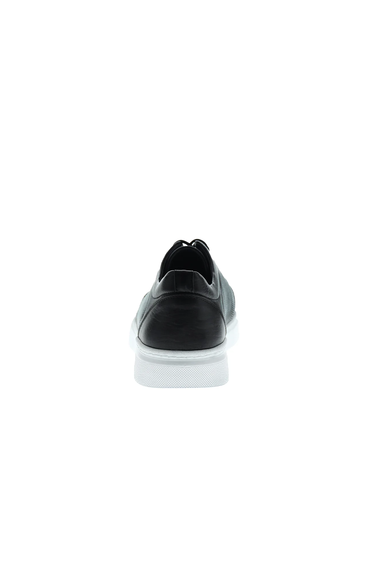 Siyah Sneaker Deri Ayakkabı - Image 5