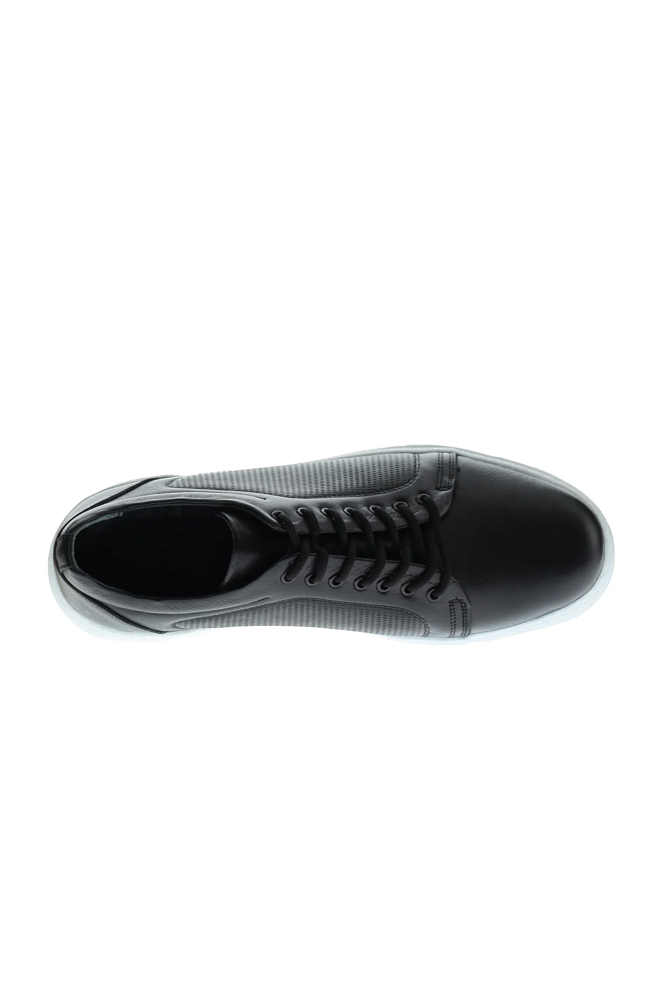 Siyah Sneaker Deri Ayakkabı - Image 6
