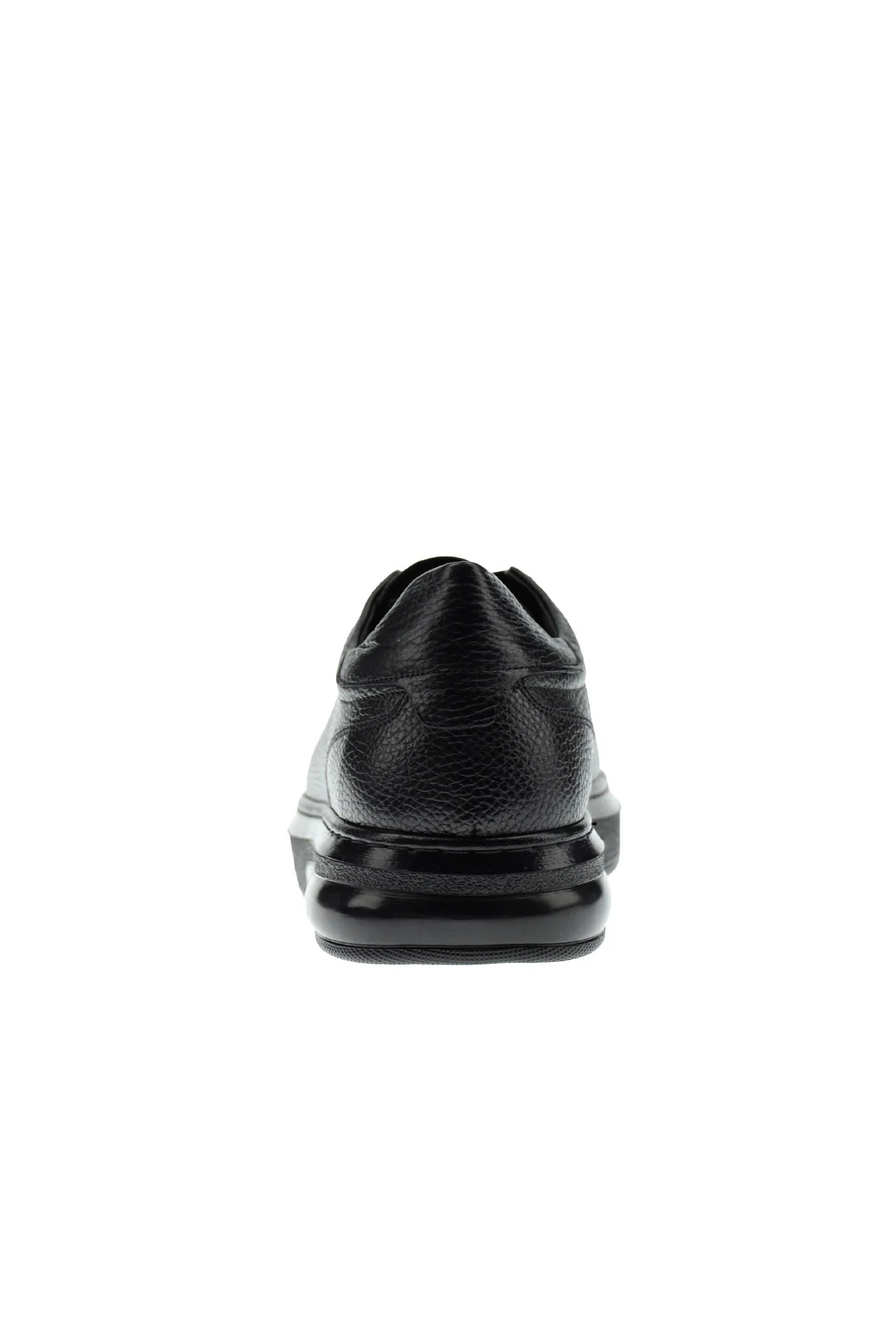 Siyah 4 Mevsim Sneaker Deri Ayakkabı - Image 5