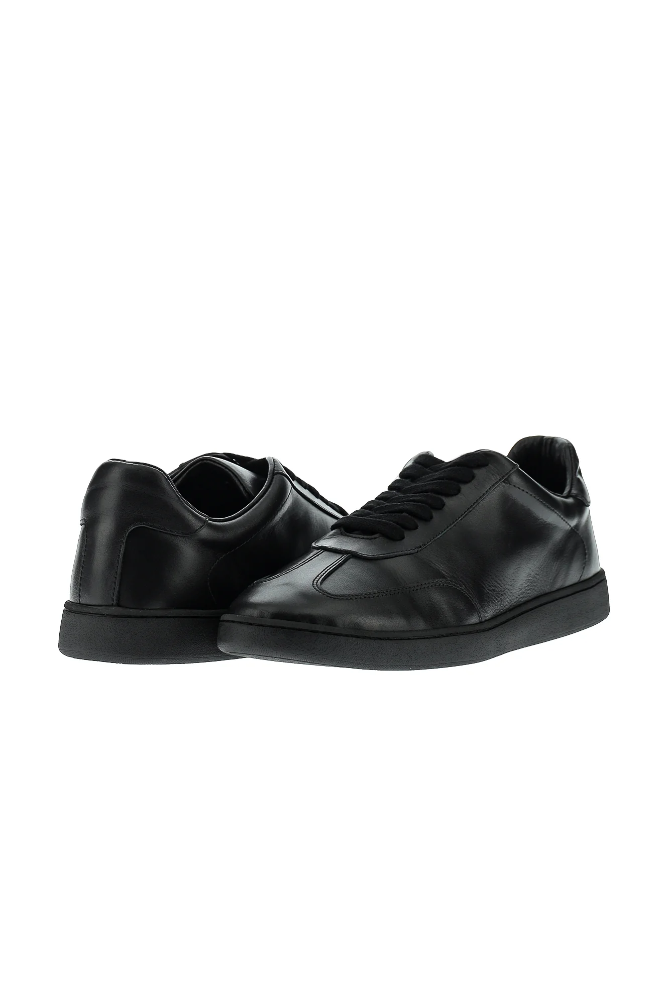 Siyah Sneaker Deri Ayakkabı